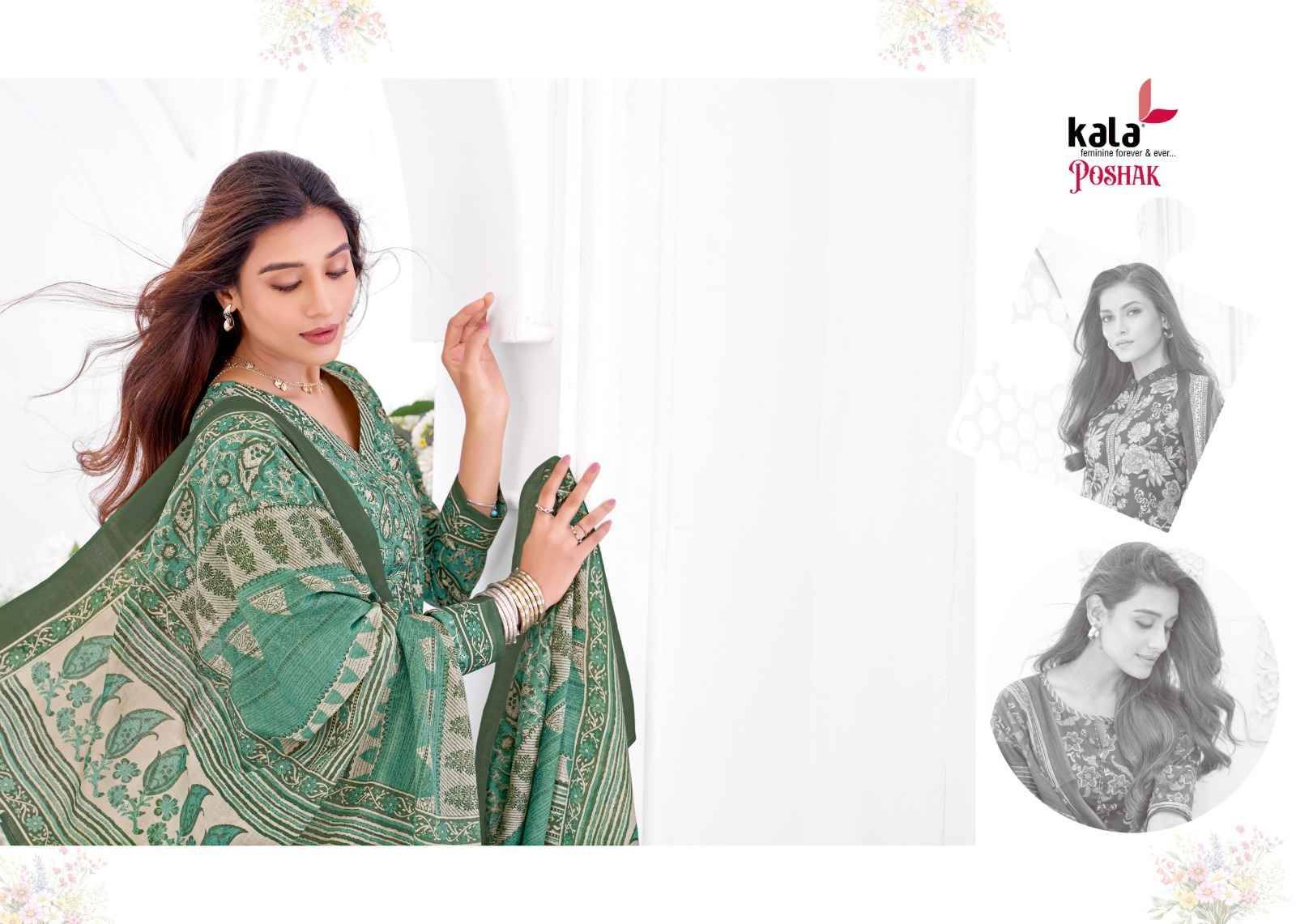 Kala Poshak Vol 5 Cotton Dress Material 8 pcs Catalog | Latest Catalog Wholesale Price