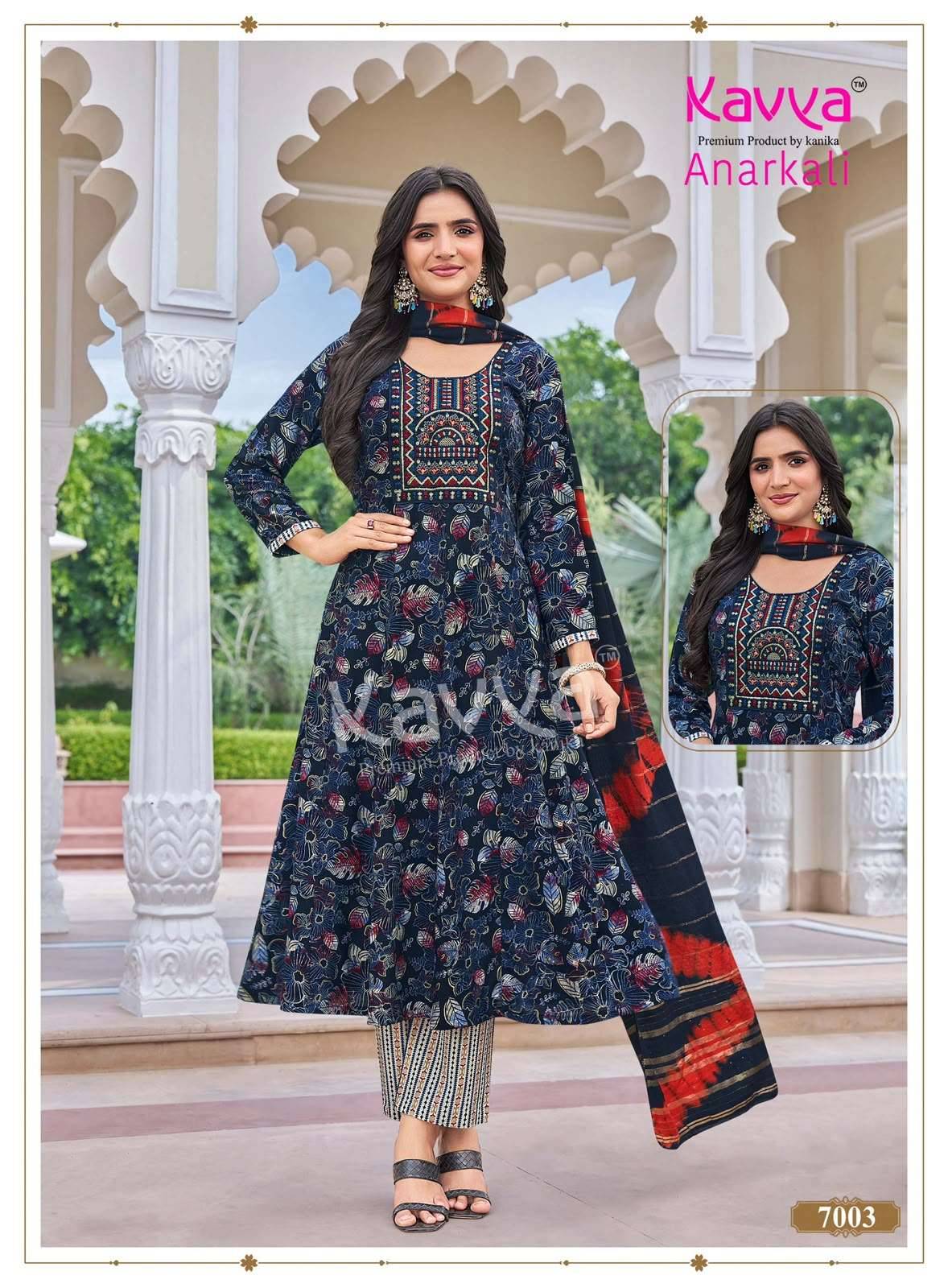 Kavya Anarkali Vol 7 Anarkali Readymade Suits 10 Pcs Catalog