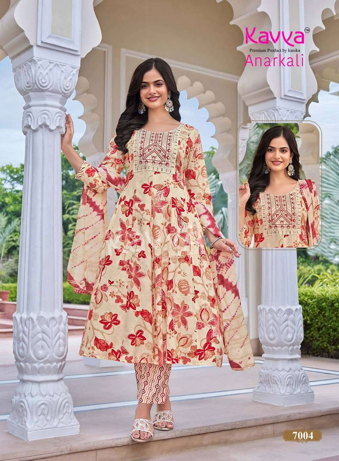 Kavya Anarkali Vol 7 Anarkali Readymade Suits 10 Pcs Catalog