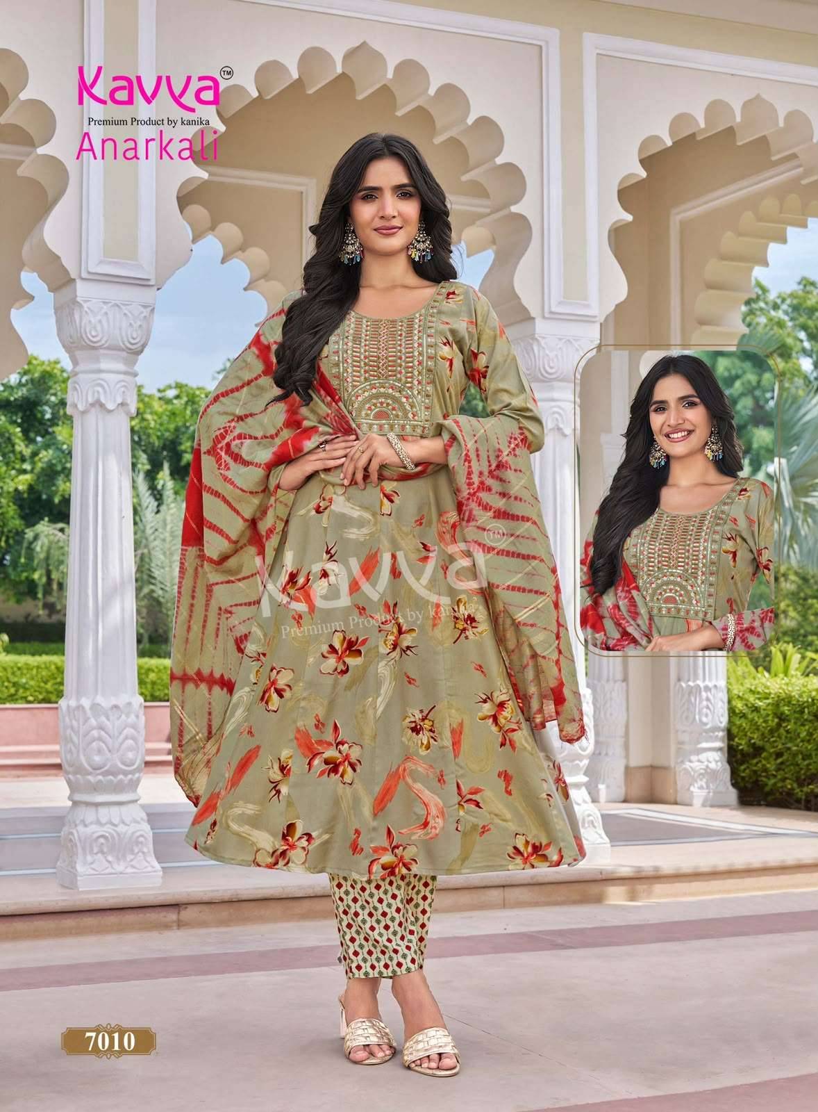 Kavya Anarkali Vol 7 Anarkali Readymade Suits 10 Pcs Catalog