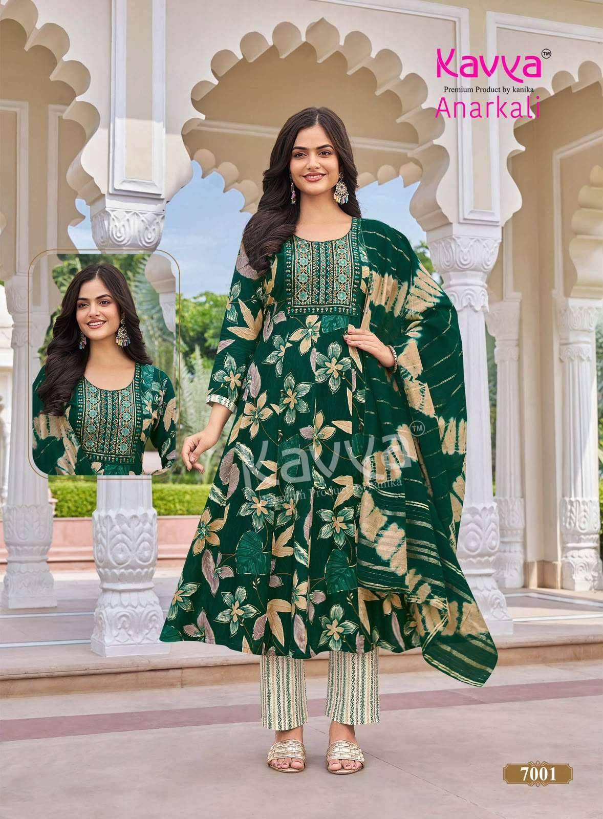 Kavya Anarkali Vol 7 Anarkali Readymade Suits 10 Pcs Catalog