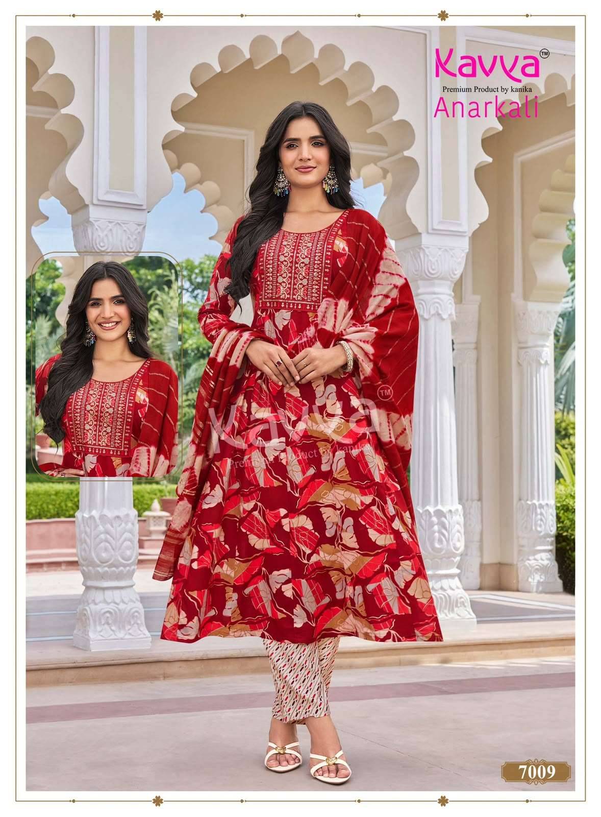 Kavya Anarkali Vol 7 Anarkali Readymade Suits 10 Pcs Catalog