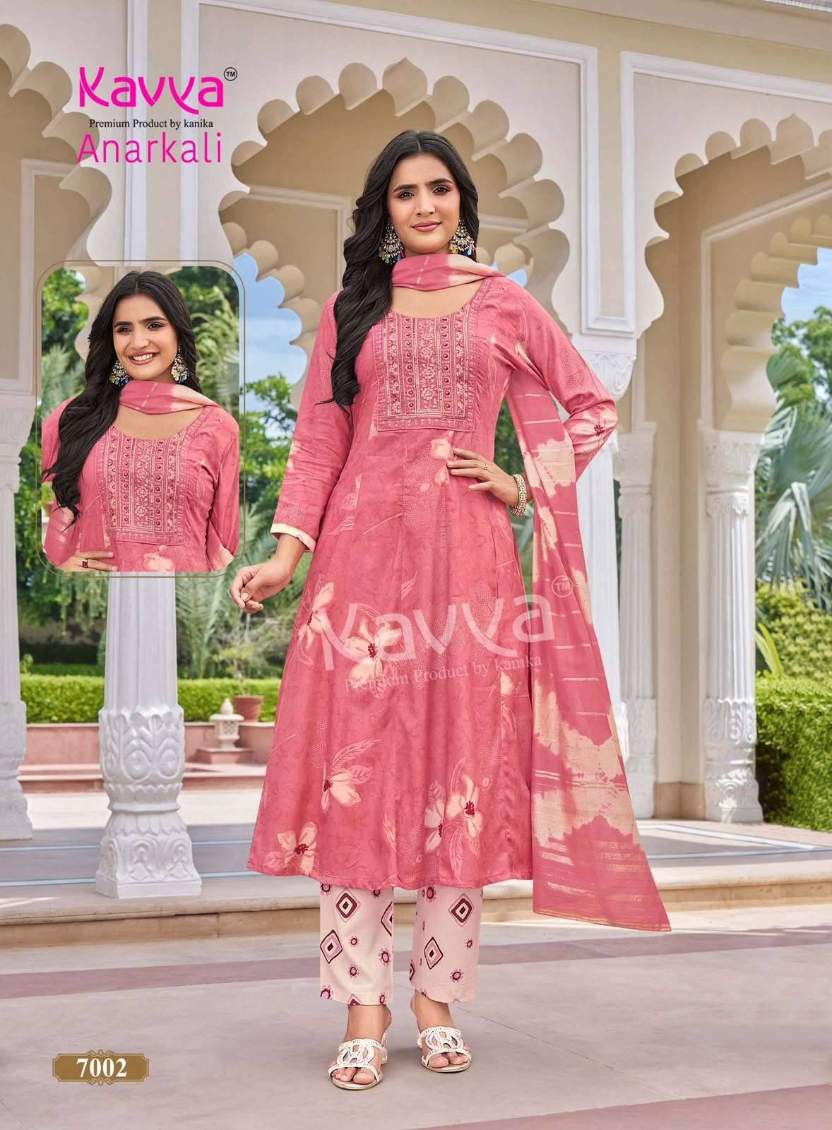 Kavya Anarkali Vol 7 Anarkali Readymade Suits 10 Pcs Catalog
