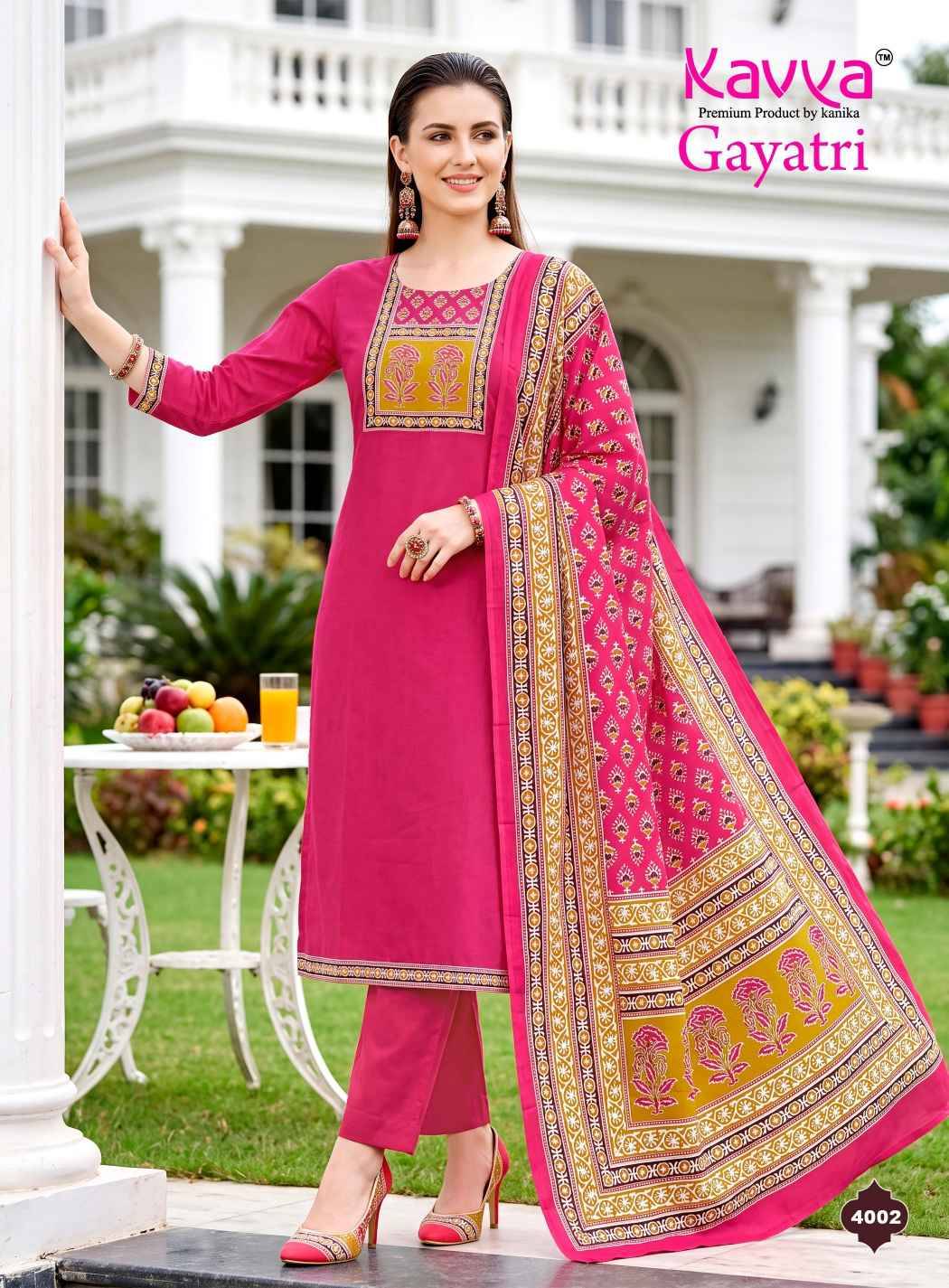 Kavya Gayatri Vol 4 Dhabu Cotton Kurti Combo 10 pcs Catalog
