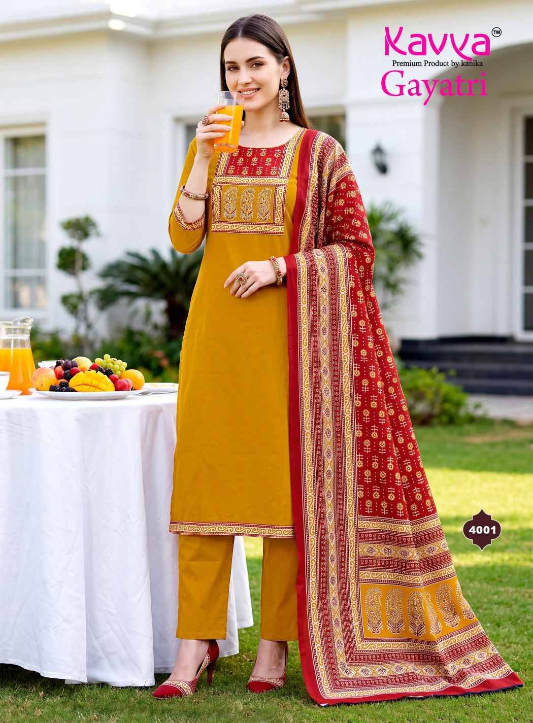 Kavya Gayatri Vol 4 Dhabu Cotton Kurti Combo 10 pcs Catalog