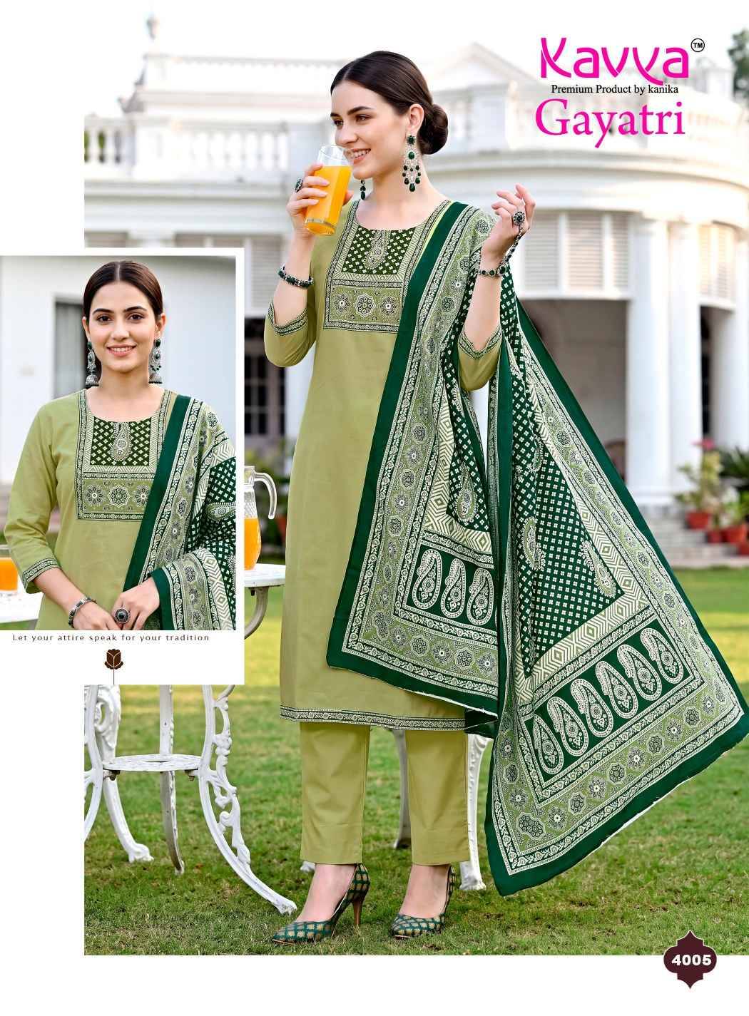 Kavya Gayatri Vol 4 Dhabu Cotton Kurti Combo 10 pcs Catalog