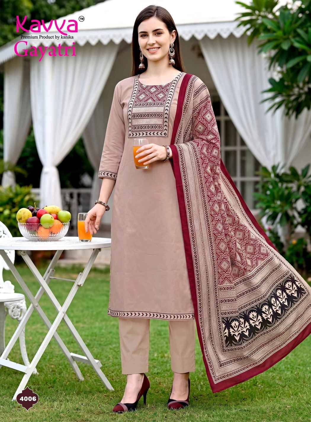 Kavya Gayatri Vol 4 Dhabu Cotton Kurti Combo 10 pcs Catalog