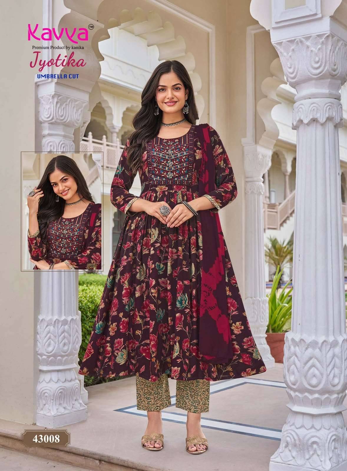 Kavya Jyotika Vol 43 Capsule Readymade Suits 10 Pcs Catalog