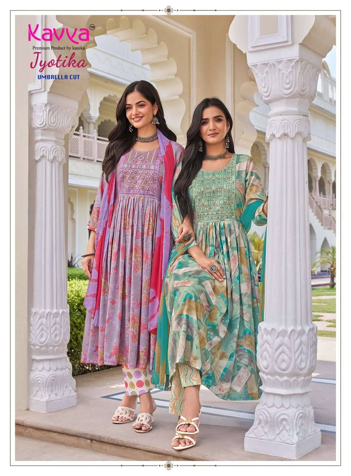 Kavya Jyotika Vol 43 Capsule Readymade Suits 10 Pcs Catalog