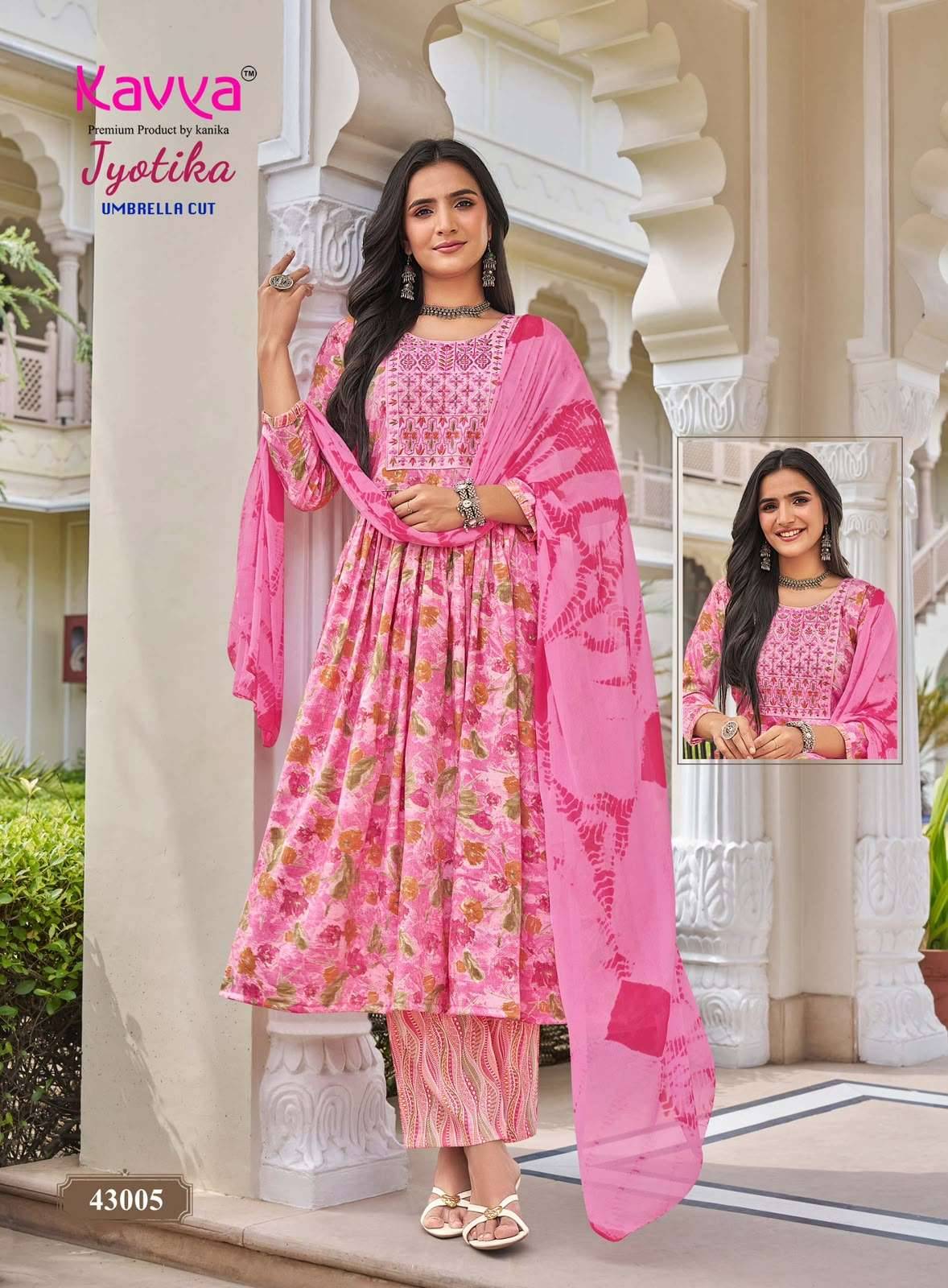 Kavya Jyotika Vol 43 Capsule Readymade Suits 10 Pcs Catalog