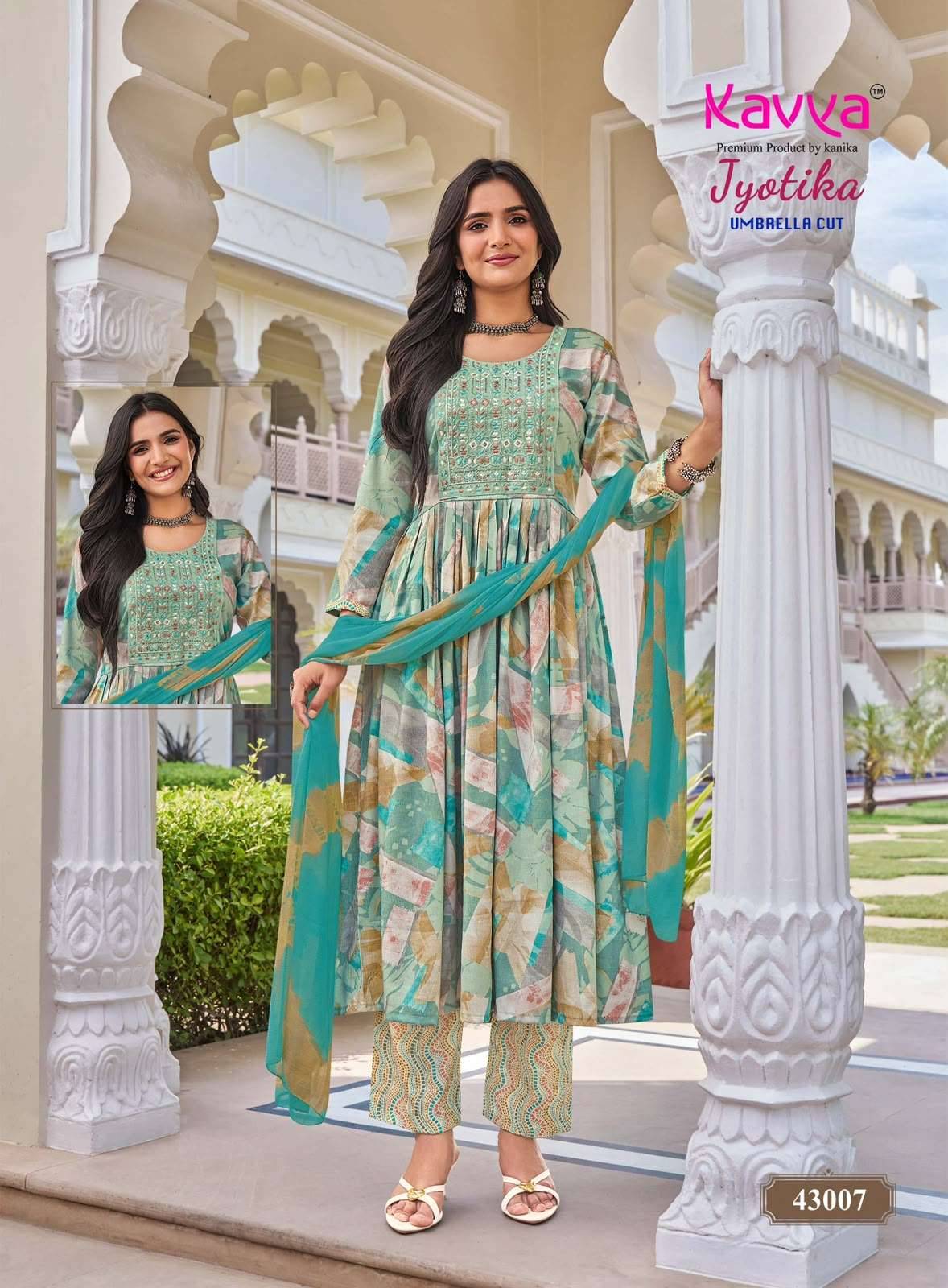 Kavya Jyotika Vol 43 Capsule Readymade Suits 10 Pcs Catalog