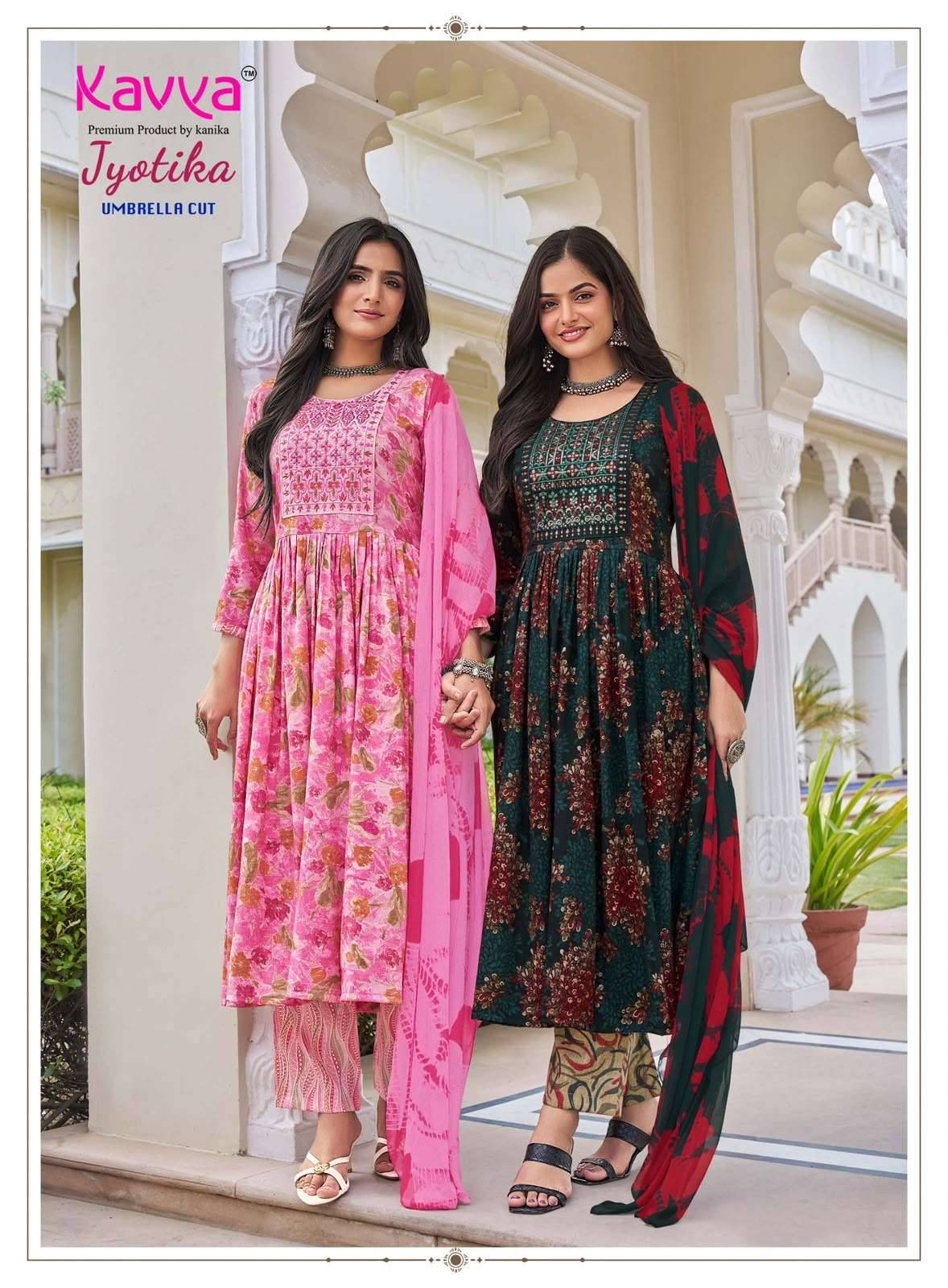 Kavya Jyotika Vol 43 Capsule Readymade Suits 10 Pcs Catalog