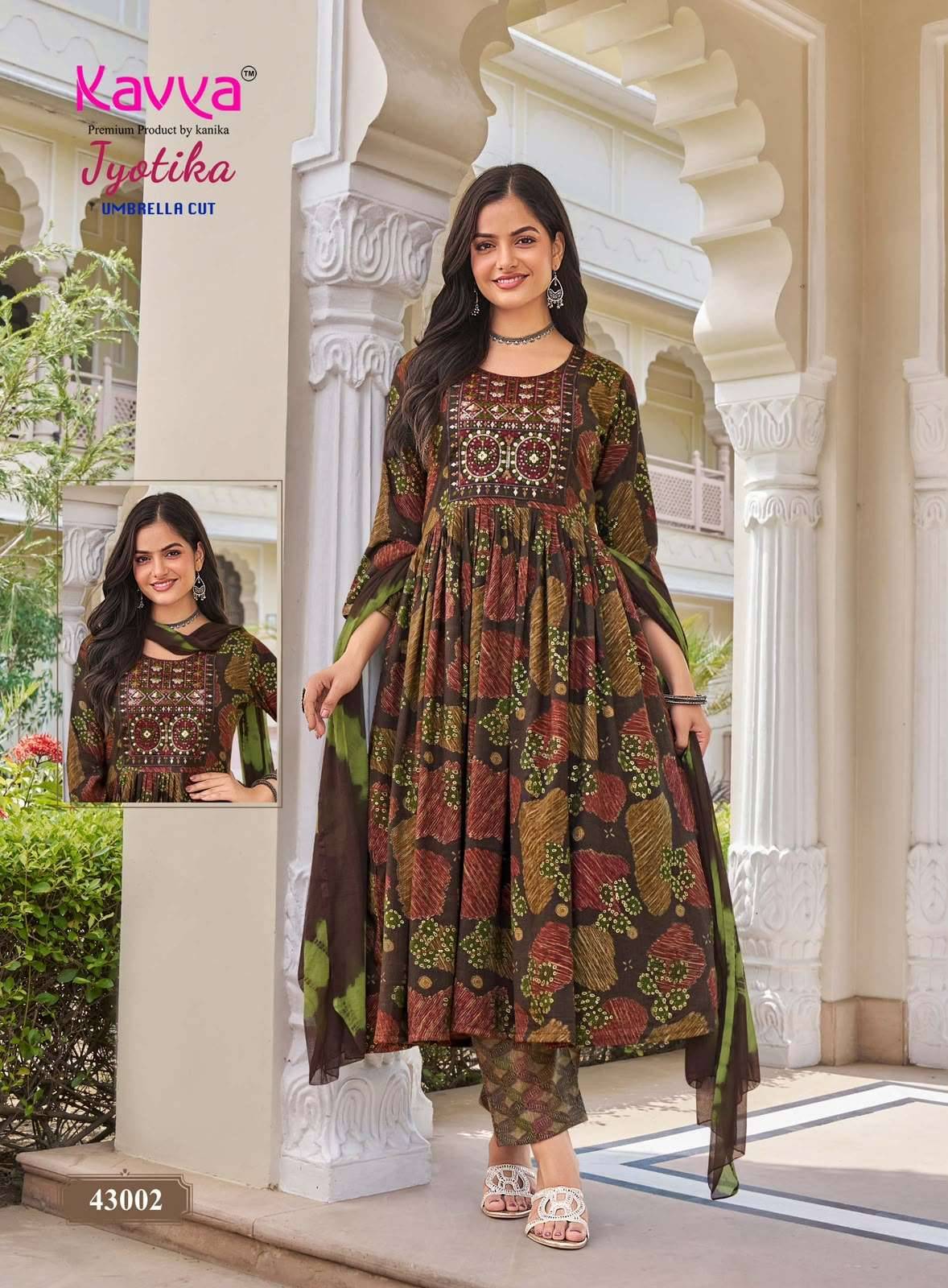 Kavya Jyotika Vol 43 Capsule Readymade Suits 10 Pcs Catalog