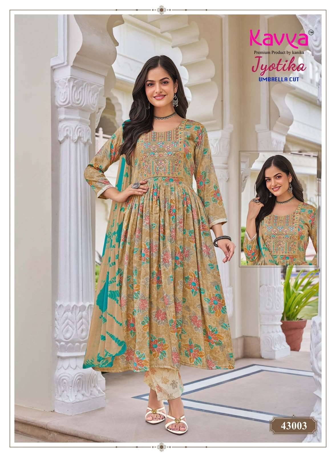 Kavya Jyotika Vol 43 Capsule Readymade Suits 10 Pcs Catalog