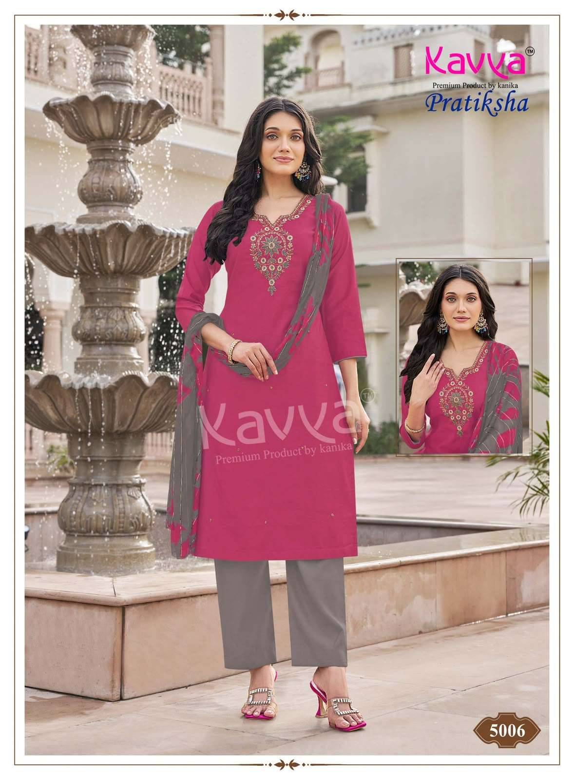 Kavya Pratiksha Vol 5 Vetican Readymade Suits 10 Pcs Catalog | Surat Wholesale Market