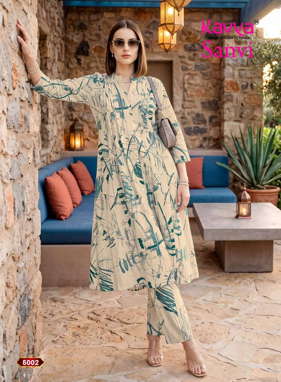 Kavya Sanvi Vol 5 A Line Cord Set 10 Pcs Catalog | Surat Wholesale Shop