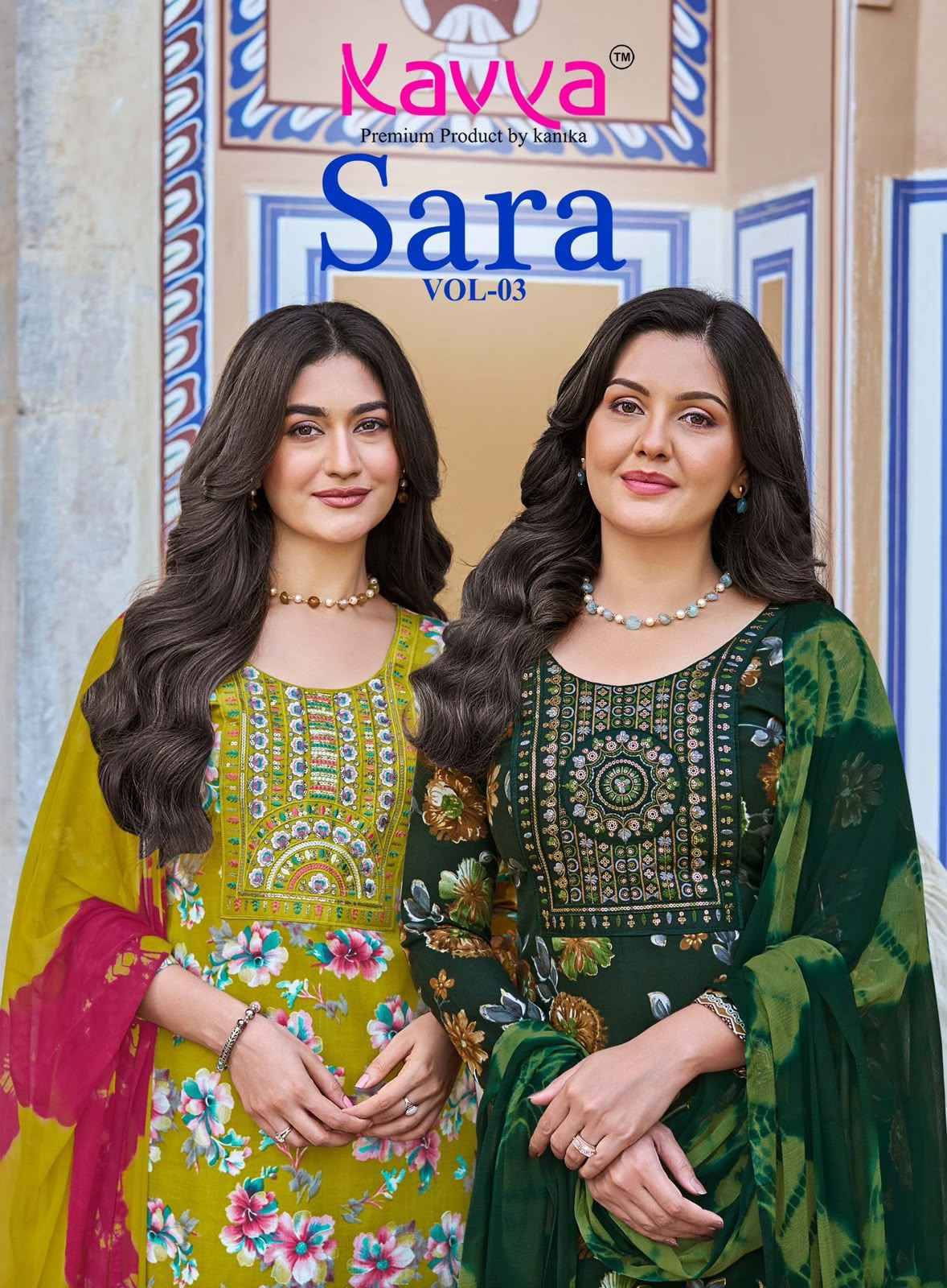 Kavya Sara Vol 3 Capsule Readymade Suits 10 pcs Catalog | Wholesale Online Price