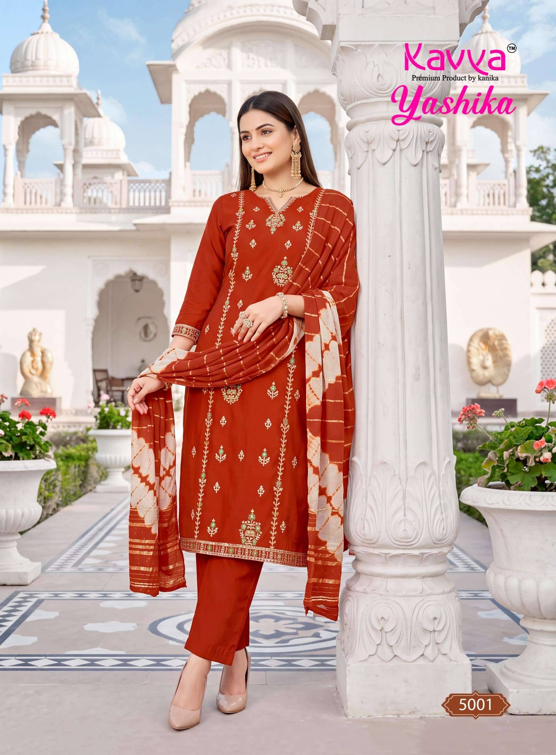 Kavya Yashika Vol 5 Readymade Party Wear Suits 10 Pcs Catalog
