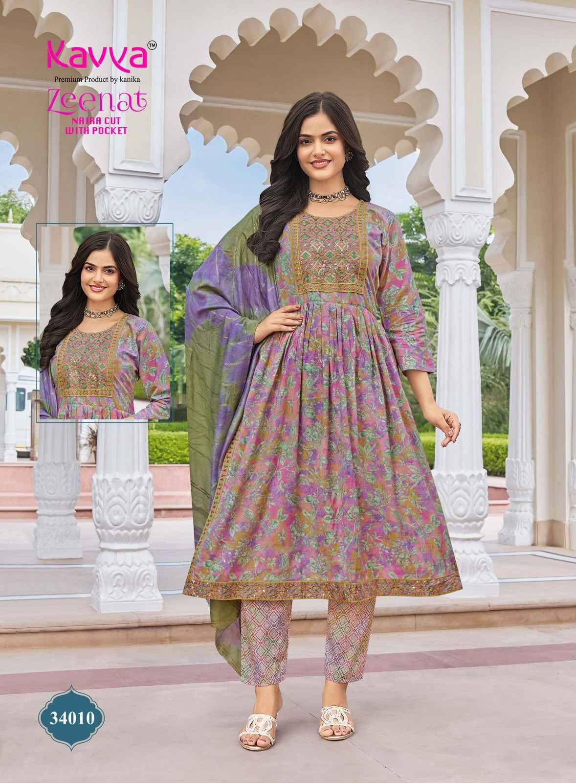 Kavya Zeenat Vol 34 Capsule Kurti Combo 10 pcs Catalog | Wholesale Market Surat
