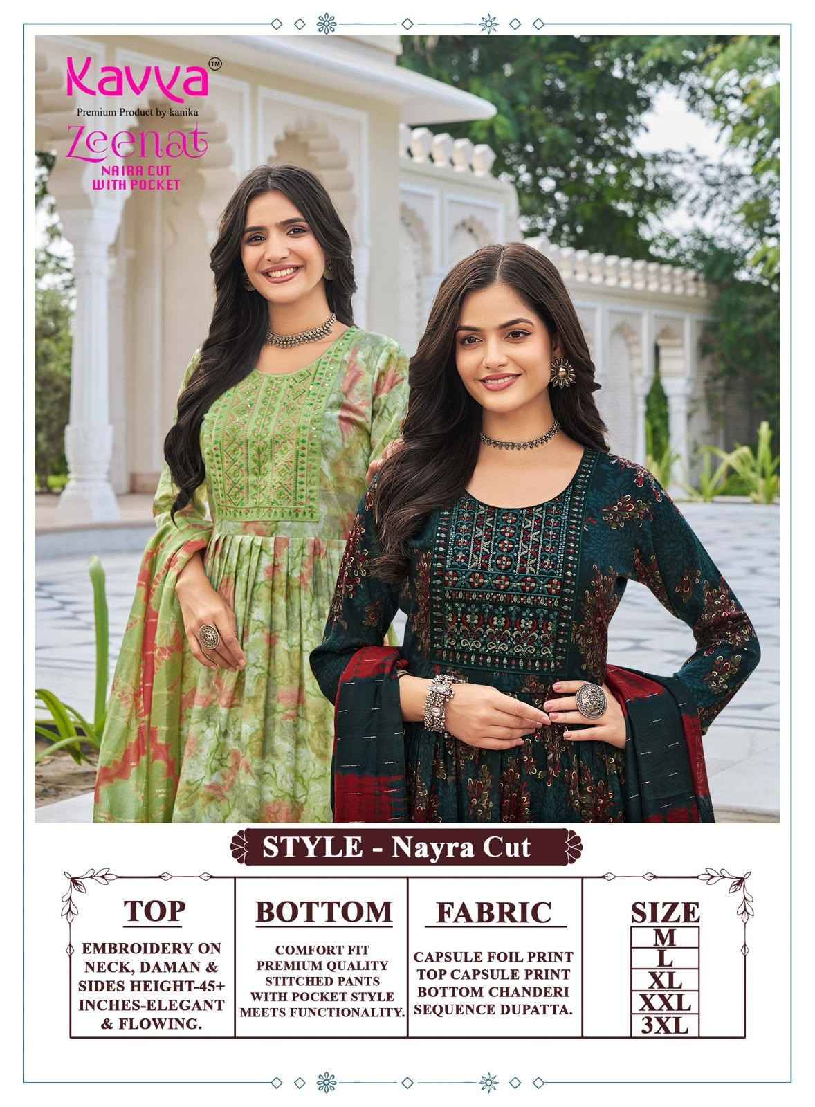 Kavya Zeenat Vol 34 Capsule Kurti Combo 10 pcs Catalog | Wholesale Market Surat
