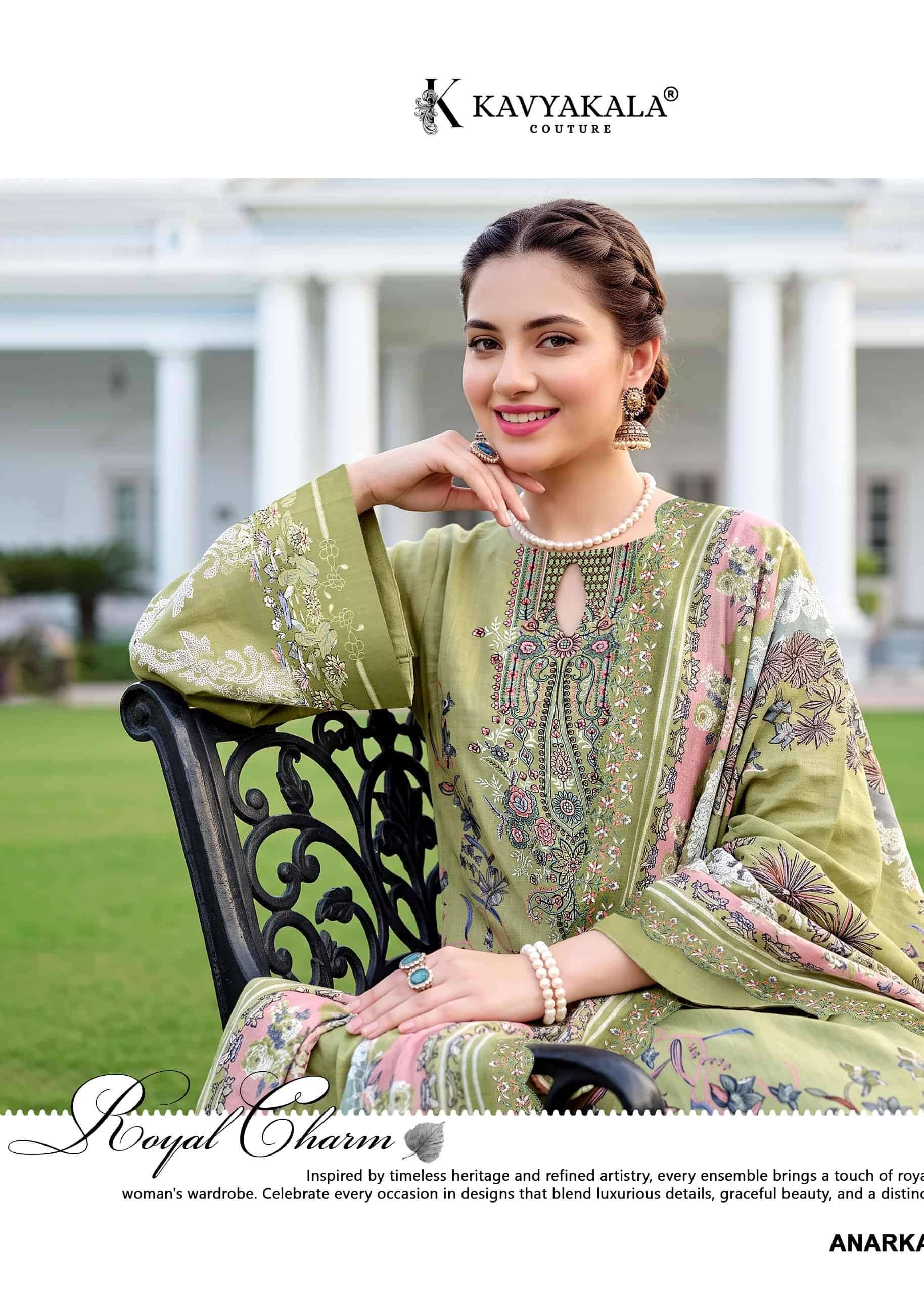 Kavyakala Anarkali Vol 29 Pakistani Print Law Cotton Salwar Kameez _ Surat Wholesale Market 8 Pcs Catalog 
