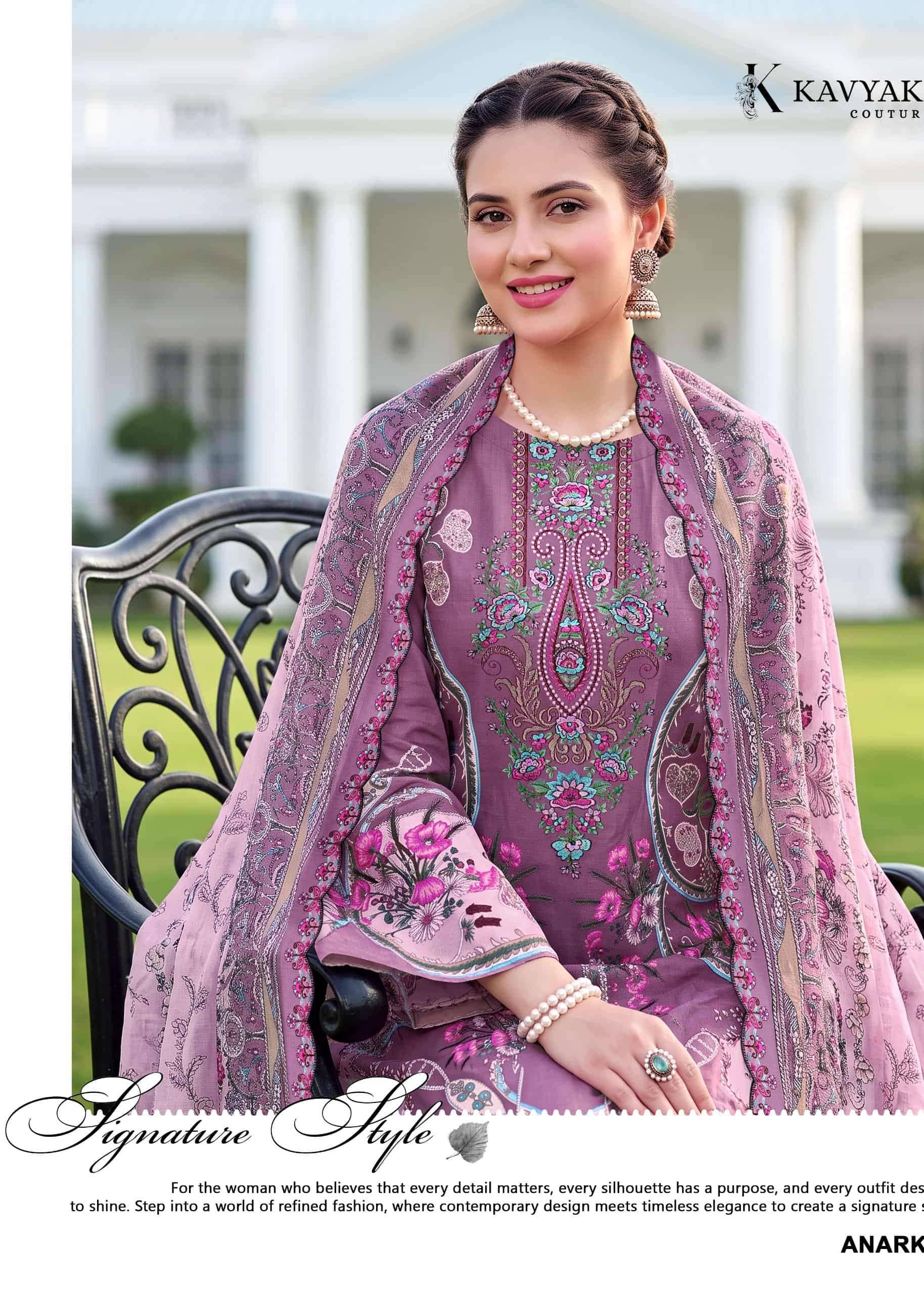 Kavyakala Anarkali Vol 29 Pakistani Print Law Cotton Salwar Kameez _ Surat Wholesale Market 8 Pcs Catalog 