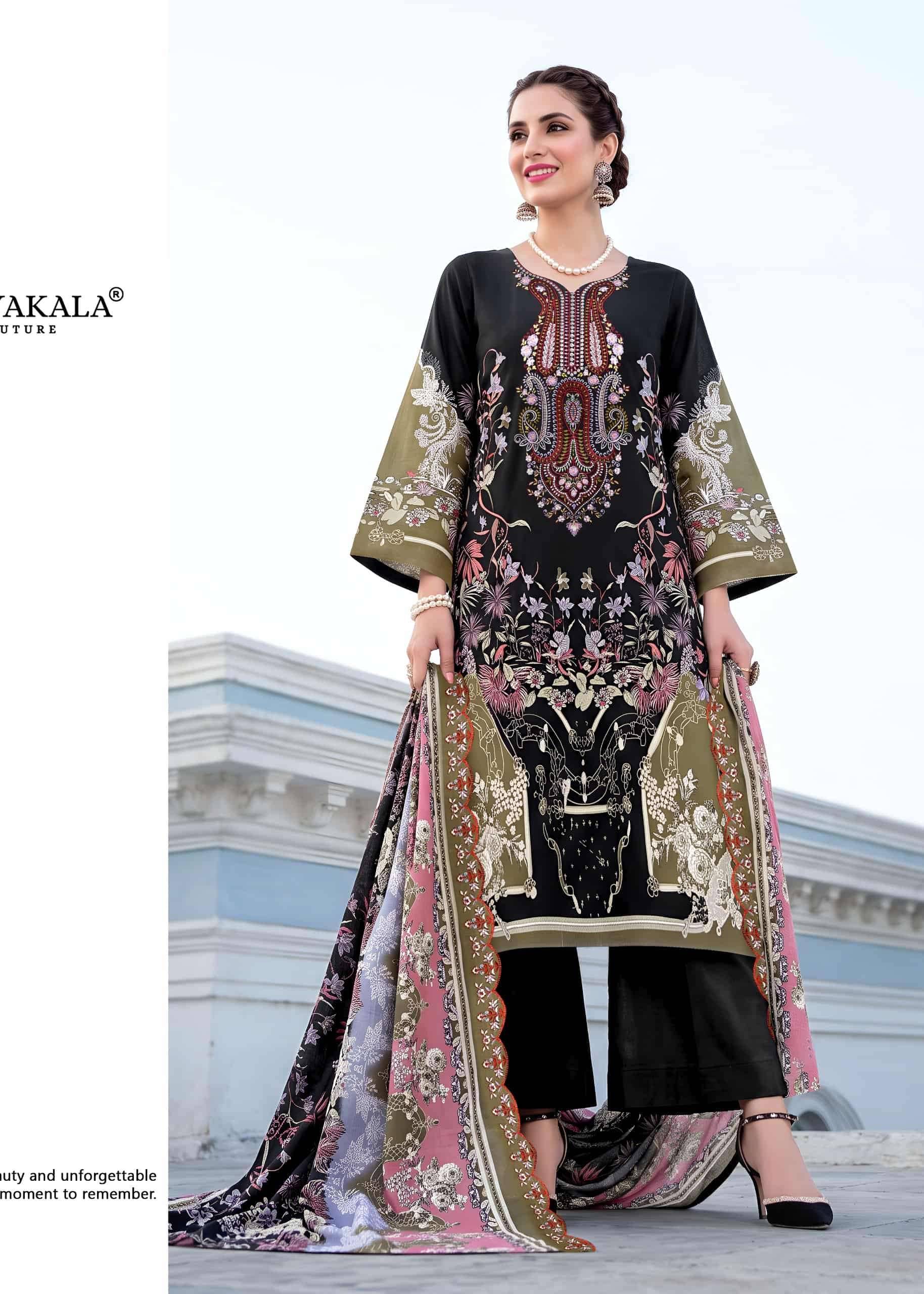 Kavyakala Anarkali Vol 29 Pakistani Print Law Cotton Salwar Kameez _ Surat Wholesale Market 8 Pcs Catalog 