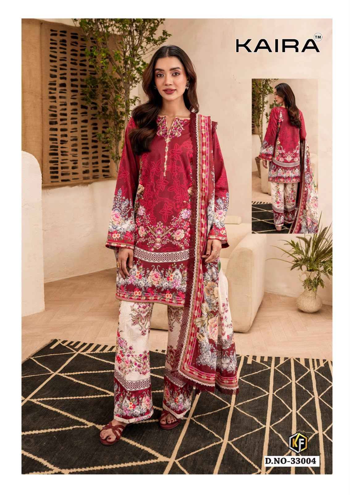Keval Fab Kaira Vol 33 Lawn Cotton Dress Material 6 pcs Catalog | Wholesale Catalog Surat