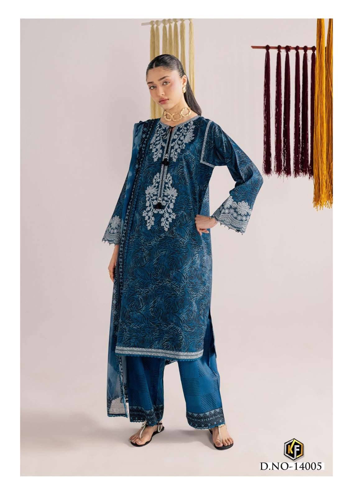 Keval Fab Kaneez Vol 14 Pakistani Print Cotton Salwar Suit 6 Pcs Catalog