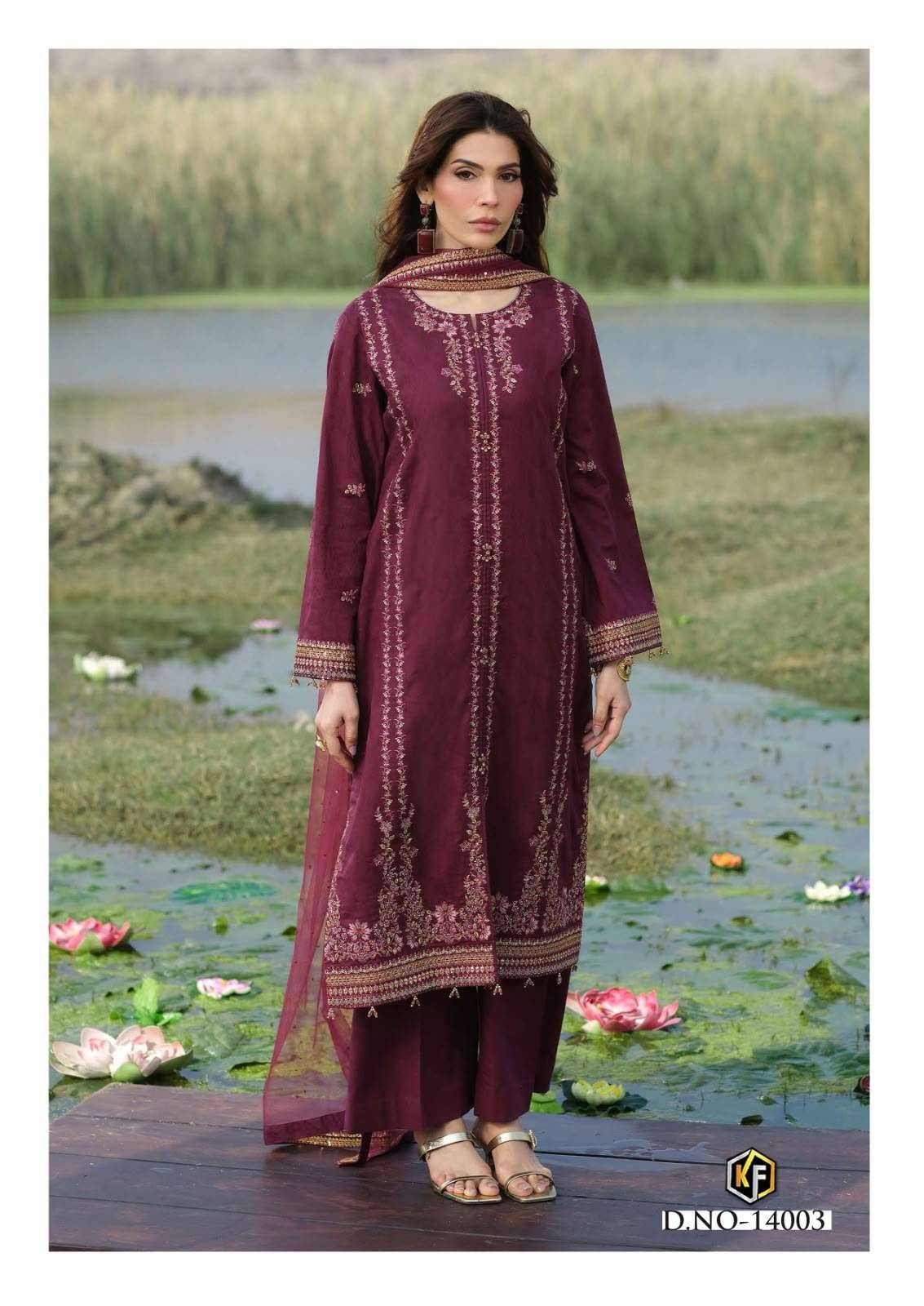 Keval Fab Kaneez Vol 14 Pakistani Print Cotton Salwar Suit 6 Pcs Catalog