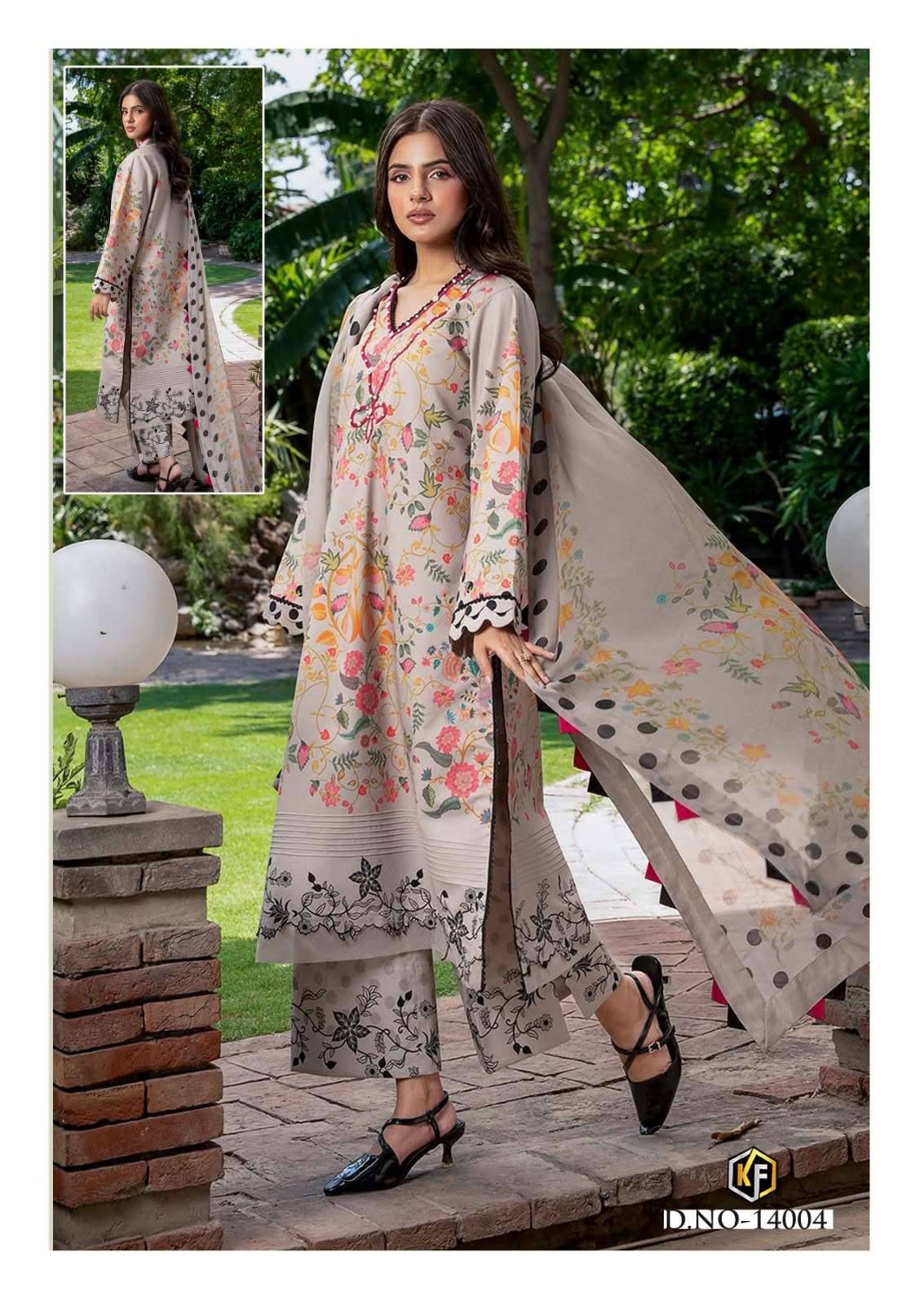 Keval Fab Kaneez Vol 14 Pakistani Print Cotton Salwar Suit 6 Pcs Catalog