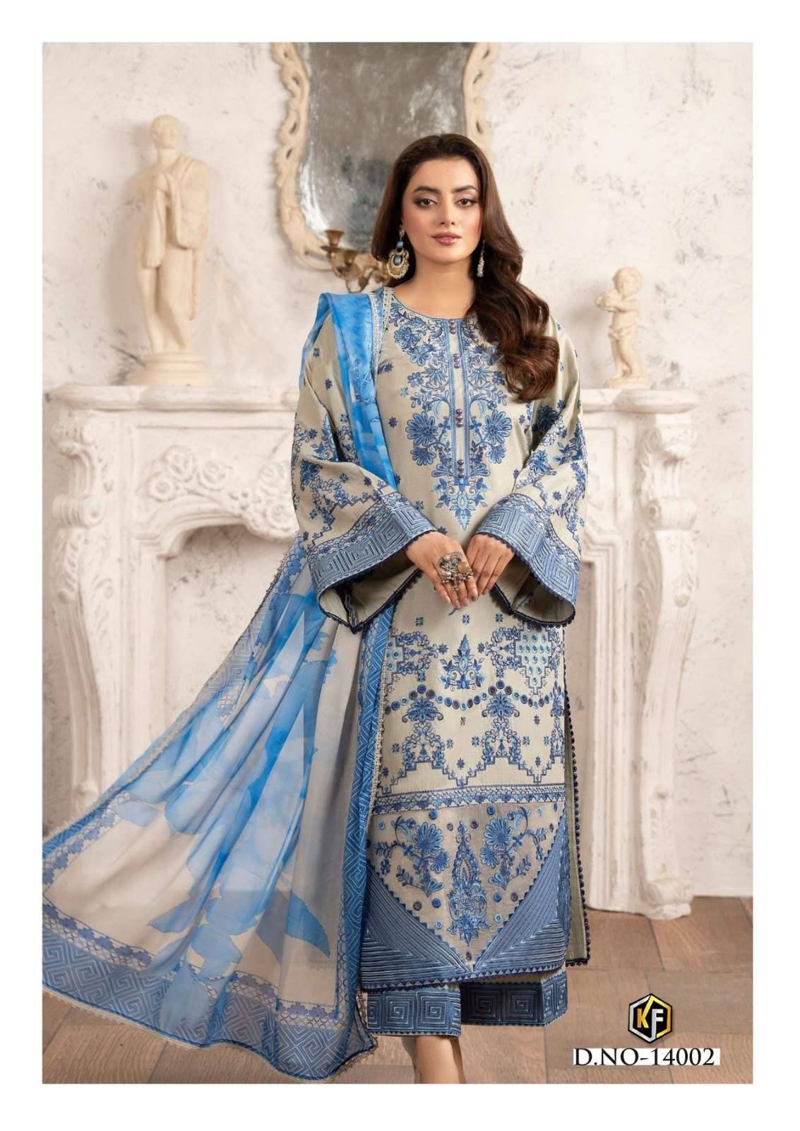 Keval Fab Kaneez Vol 14 Pakistani Print Cotton Salwar Suit 6 Pcs Catalog
