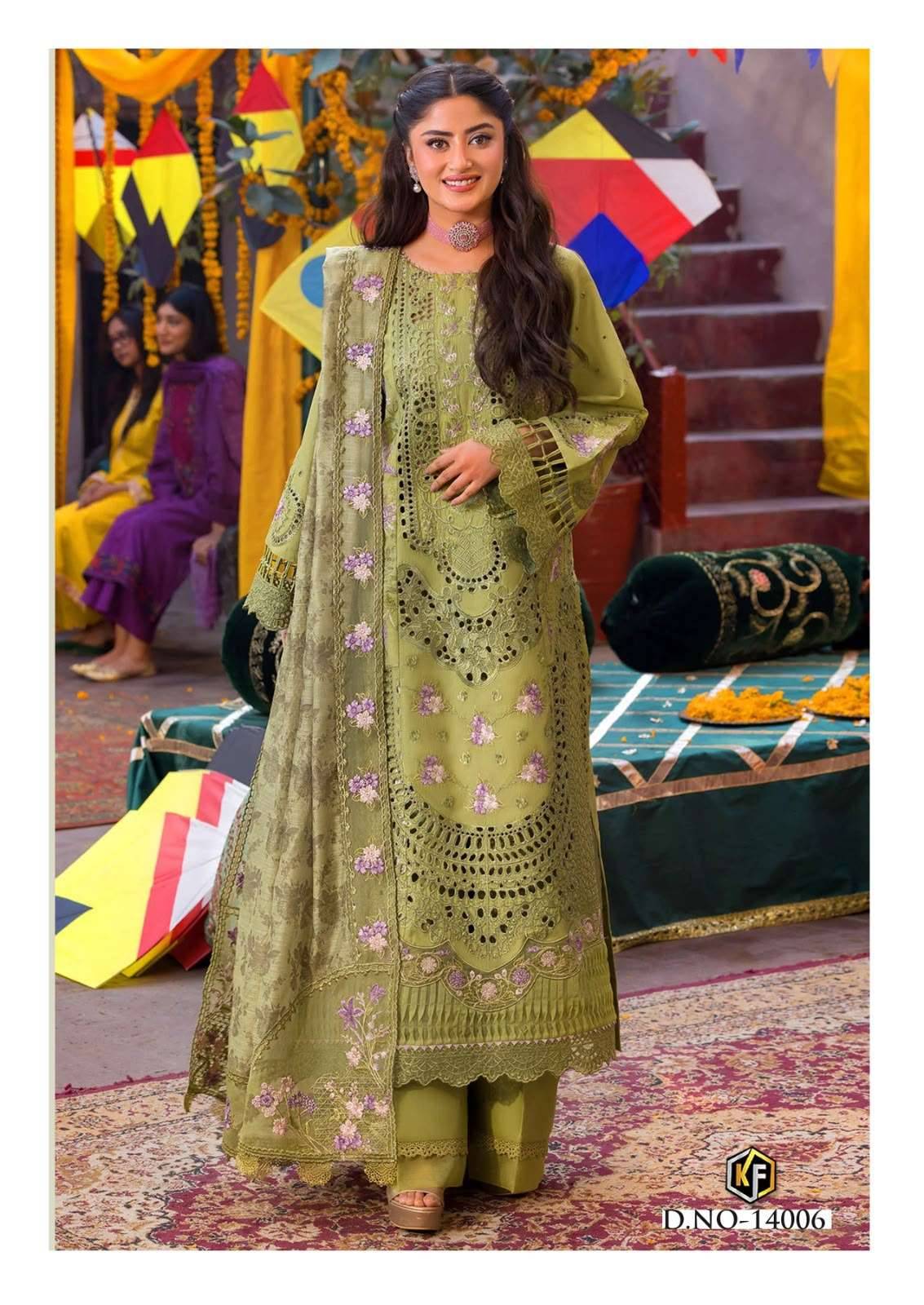 Keval Fab Kaneez Vol 14 Pakistani Print Cotton Salwar Suit 6 Pcs Catalog