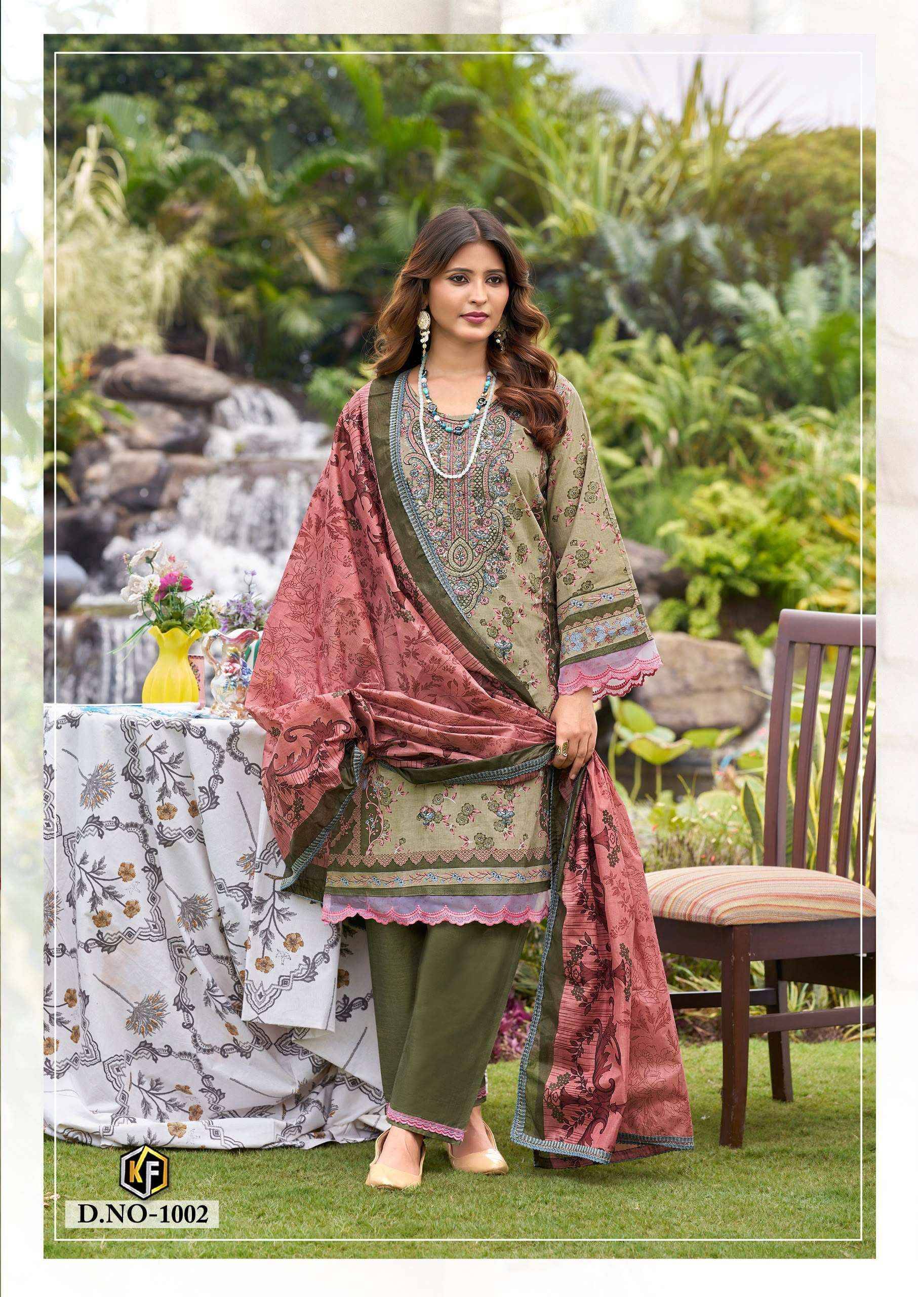 Keval Fab Naznin Cotton Dress Material 6 pcs Catalog | Wholesale Bazaar Surat