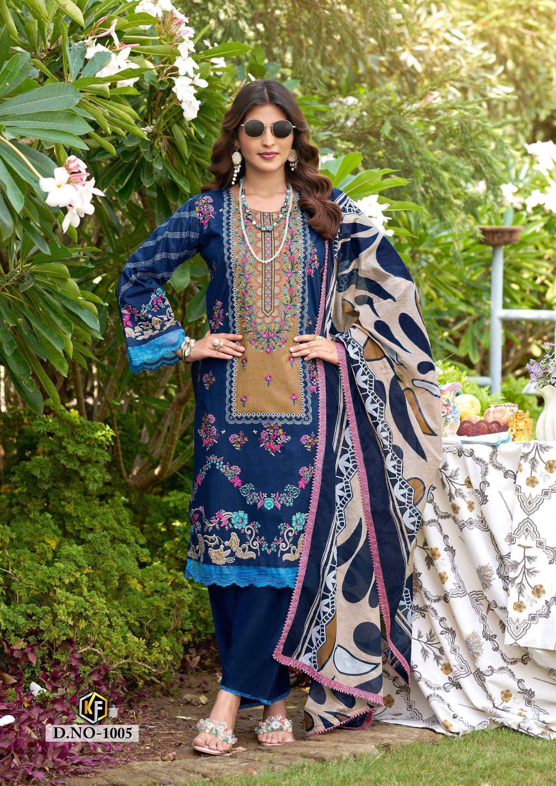 Keval Fab Naznin Cotton Dress Material 6 pcs Catalog | Wholesale Bazaar Surat