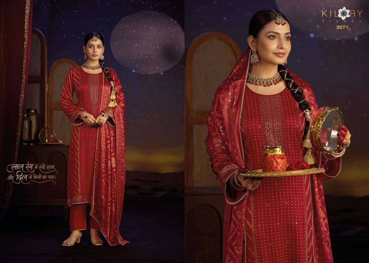 Kilory Shrungar Pure Gajji Silk Dress Material 4 Pcs Catalog