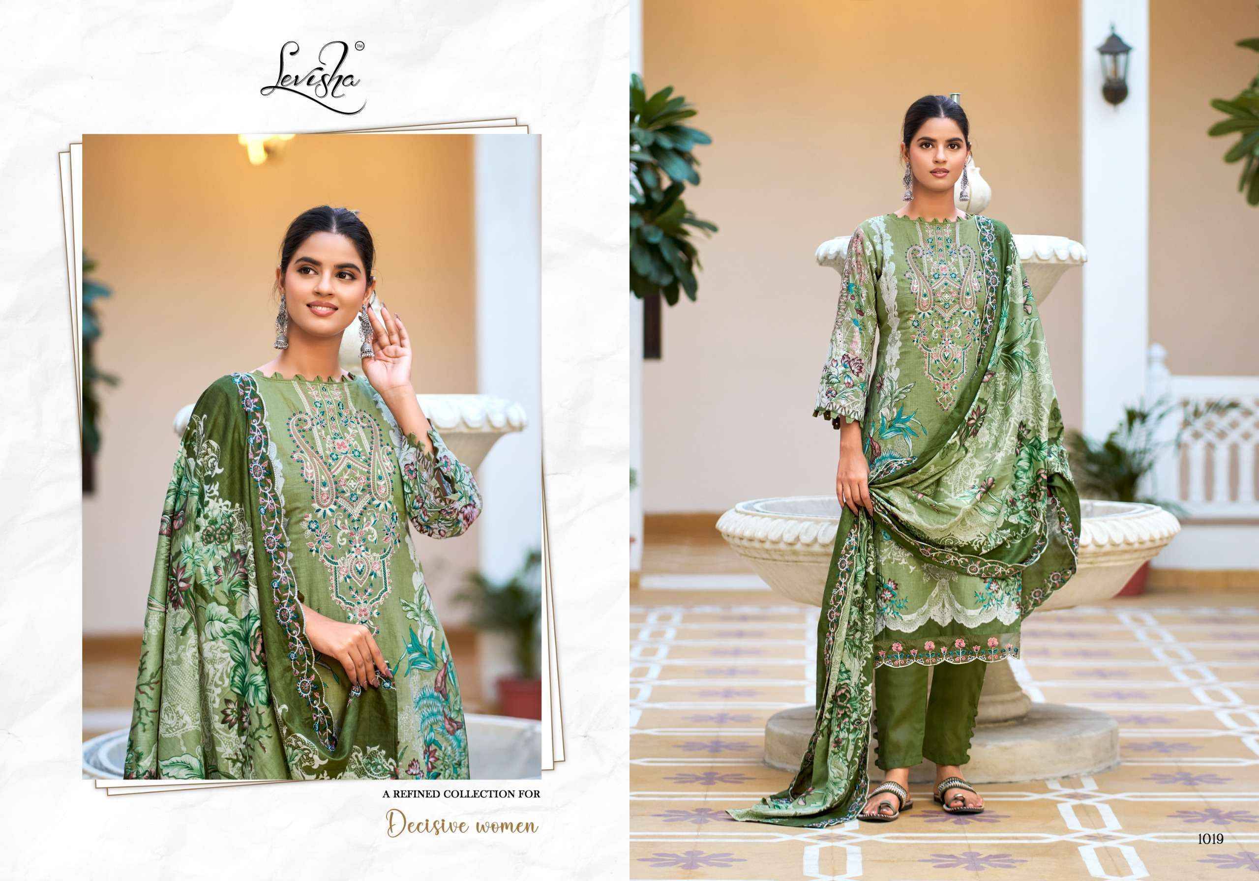 Levisha Mehfuz Nx Lawn Cotton Salwar Kameez _ Surat Wholesalers 8 Pcs Catalog 