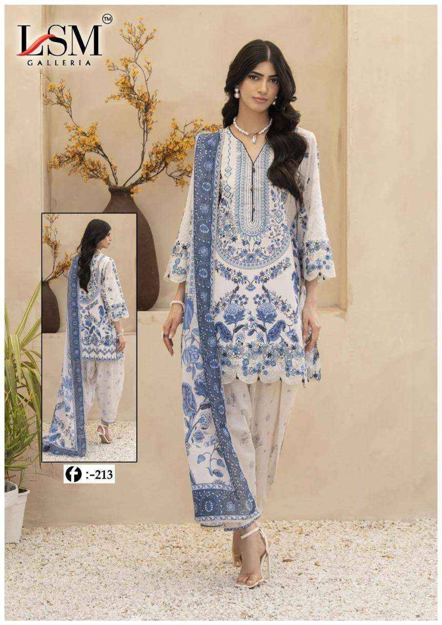 LSM Galleria Firdous Queen Lawn Vol 21 Lawn Cotton Salwar Suit _ Surat Wholesalers 6 Pcs Catalog 