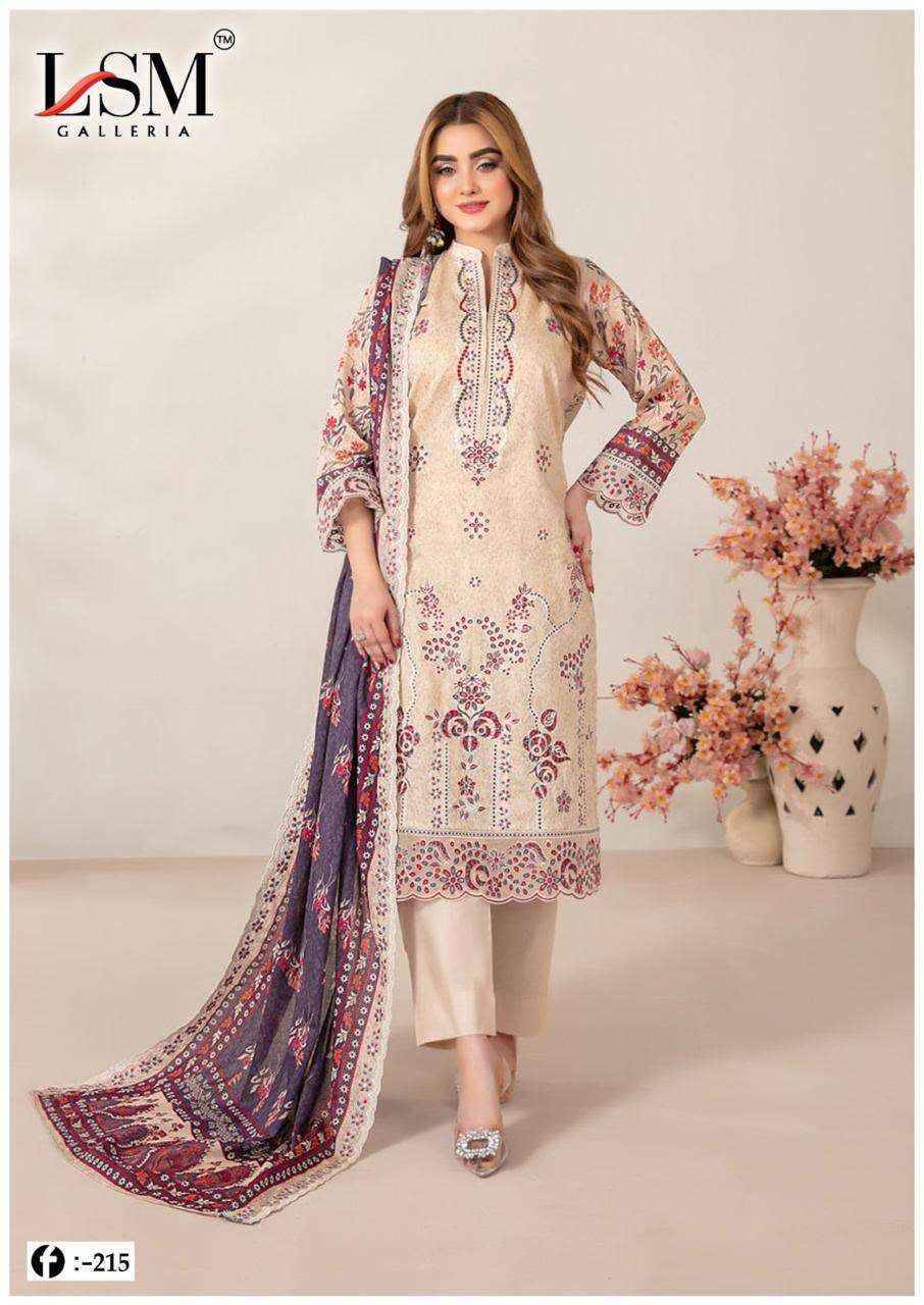 LSM Galleria Firdous Queen Lawn Vol 21 Lawn Cotton Salwar Suit _ Surat Wholesalers 6 Pcs Catalog 