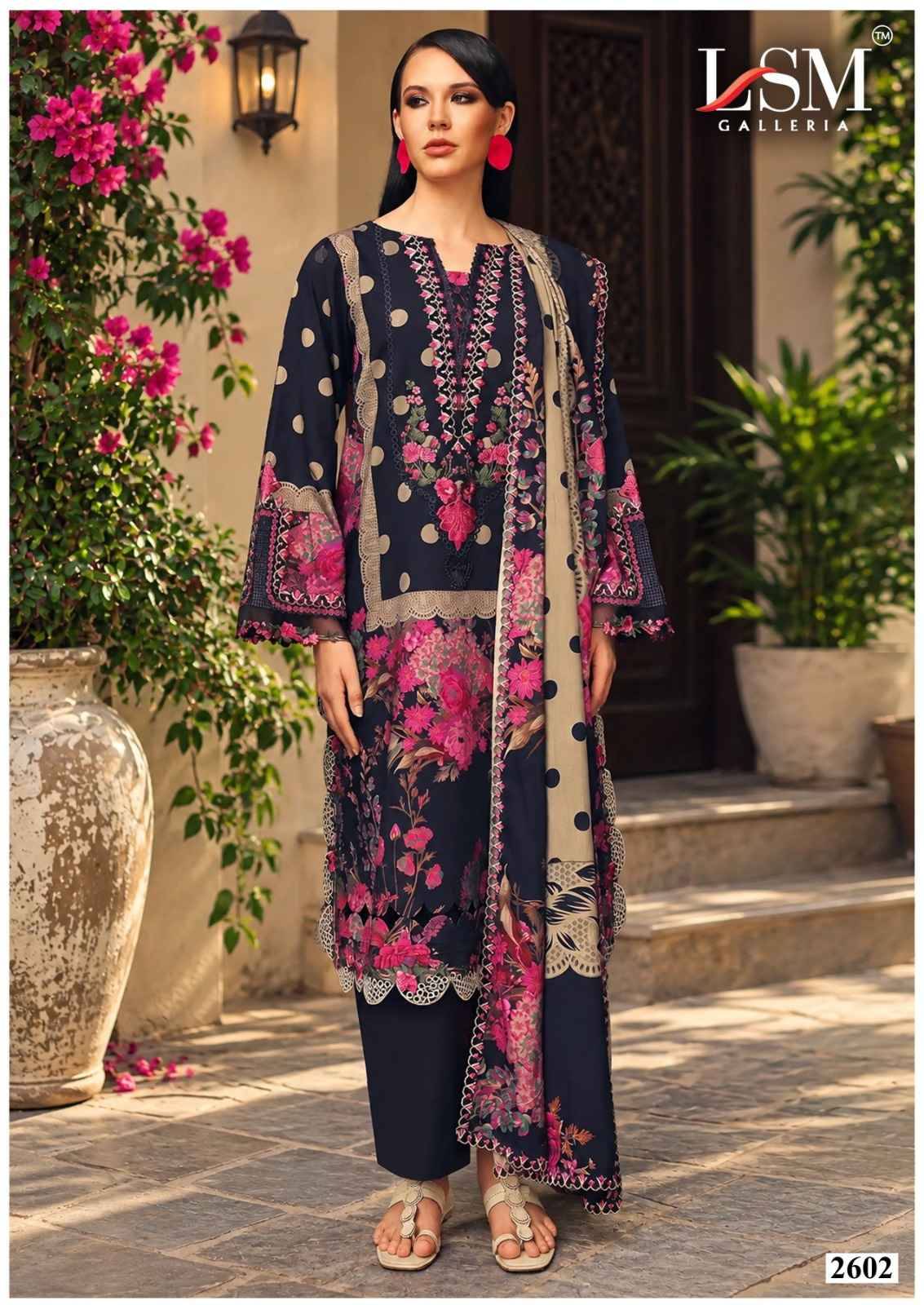 LSM Galleria Parian Dream Vol 26 Cotton Dress Material 6 pcs Catalog