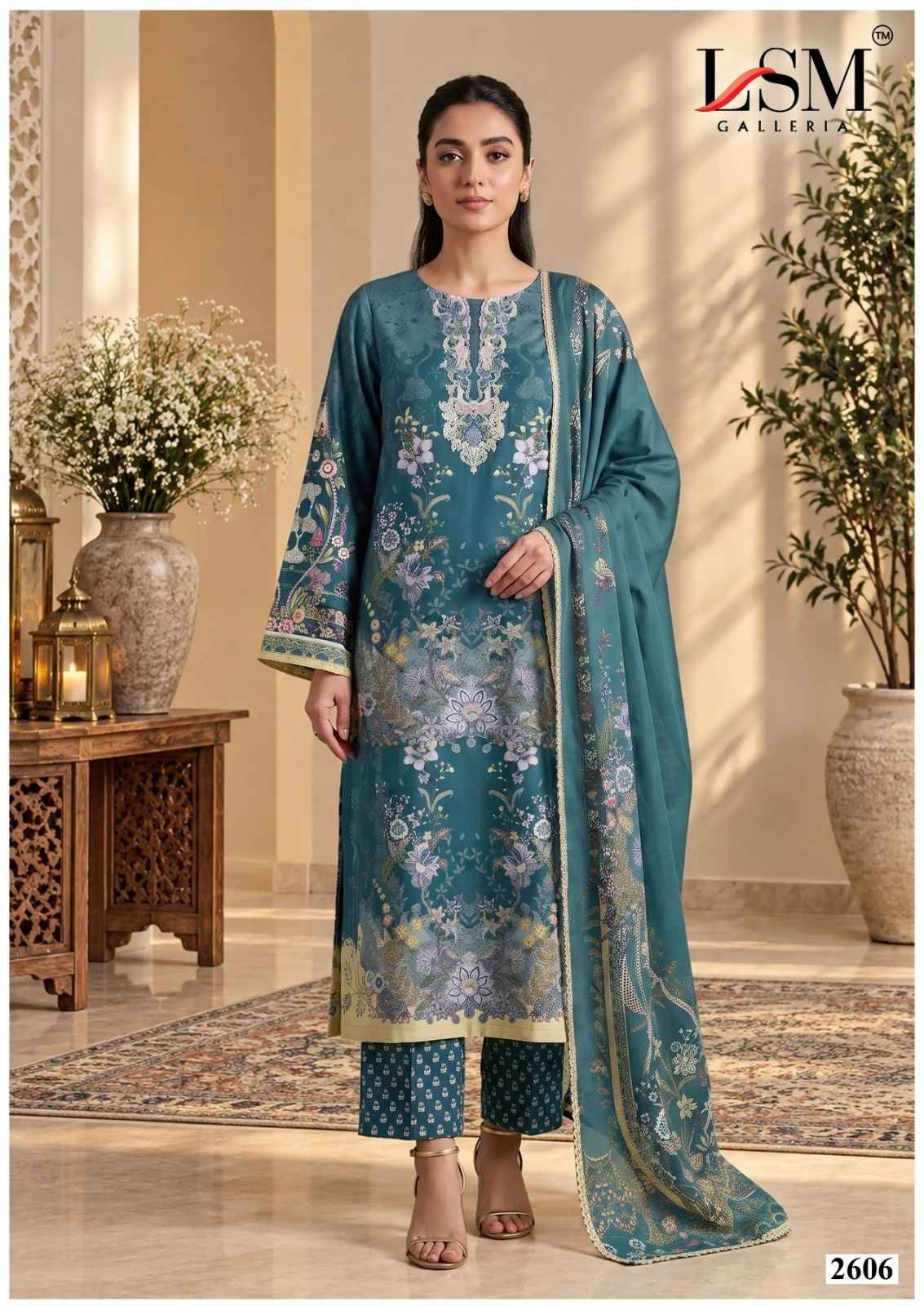 LSM Galleria Parian Dream Vol 26 Cotton Dress Material 6 pcs Catalog