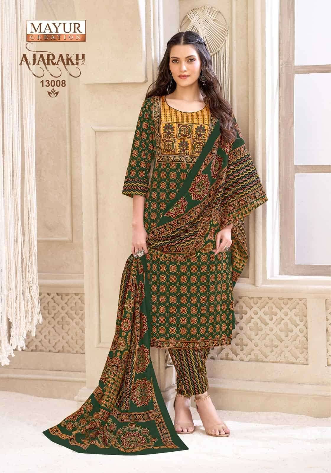 Mayur Ajarakh Vol 13 Pure Cotton Readymade Suits 10 Pcs Catalog