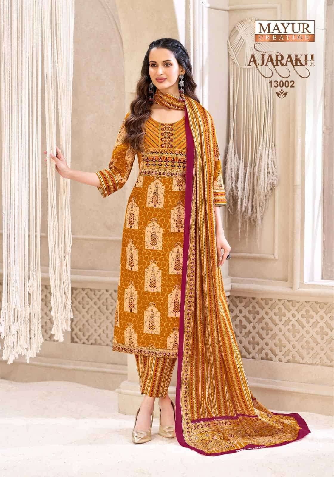 Mayur Ajarakh Vol 13 Pure Cotton Readymade Suits 10 Pcs Catalog