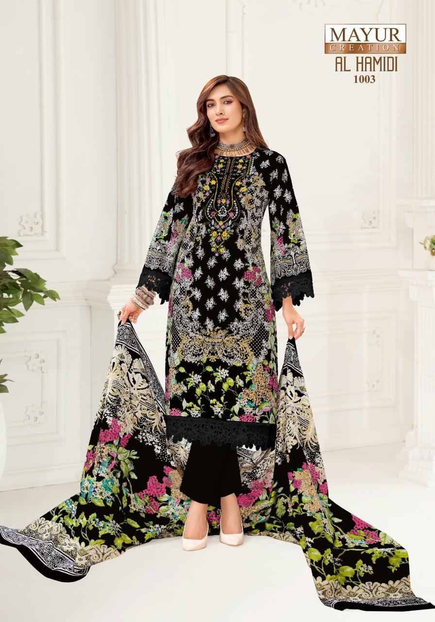 Mayur Creation AL Hamidi Vol 1 Cotton Salwar Kameez _ Surat Wholesale Market 8 Pcs Catalog 