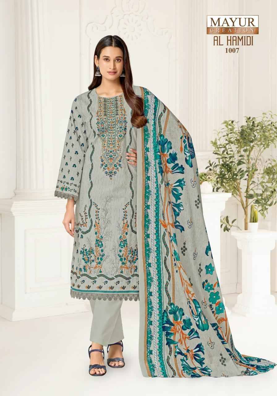 Mayur Creation AL Hamidi Vol 1 Cotton Salwar Kameez _ Surat Wholesale Market 8 Pcs Catalog 