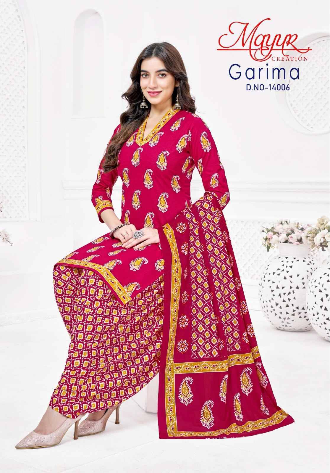 Mayur Creation Garima Vol 14 Readymade Cotton Dress 10 pcs Catalog
