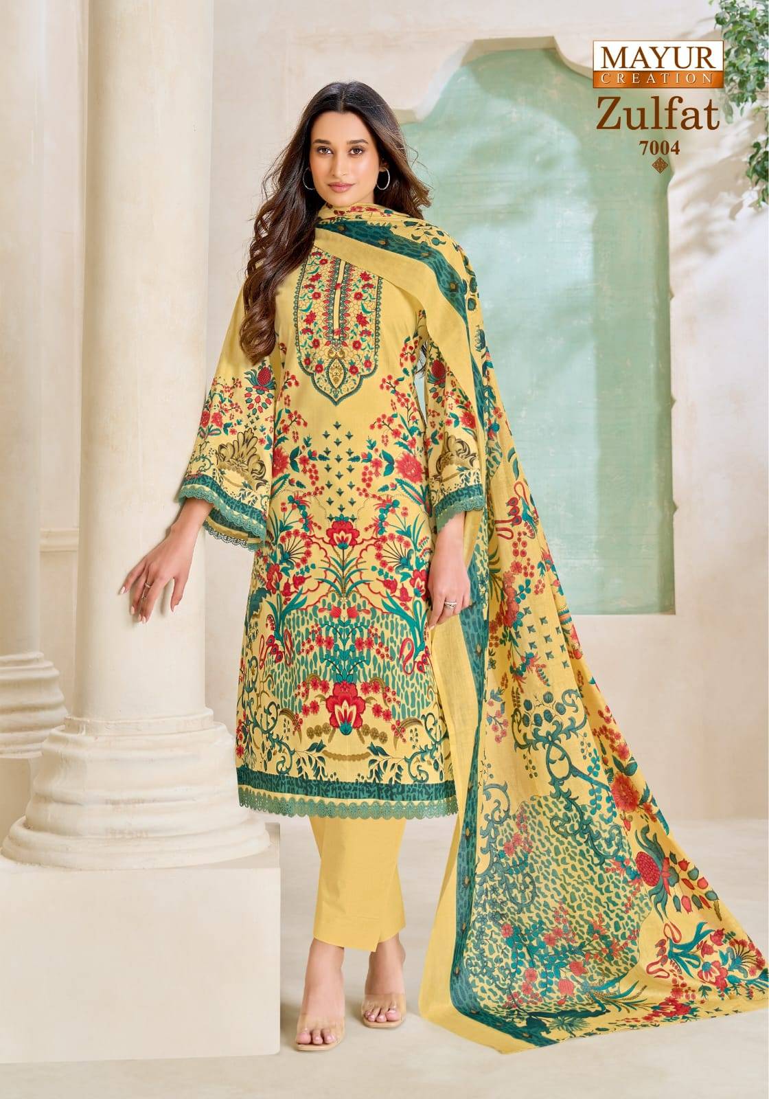 Mayur Zulfat Vol 7 Pure Cotton Dress material With Price 8 Pcs Catalog