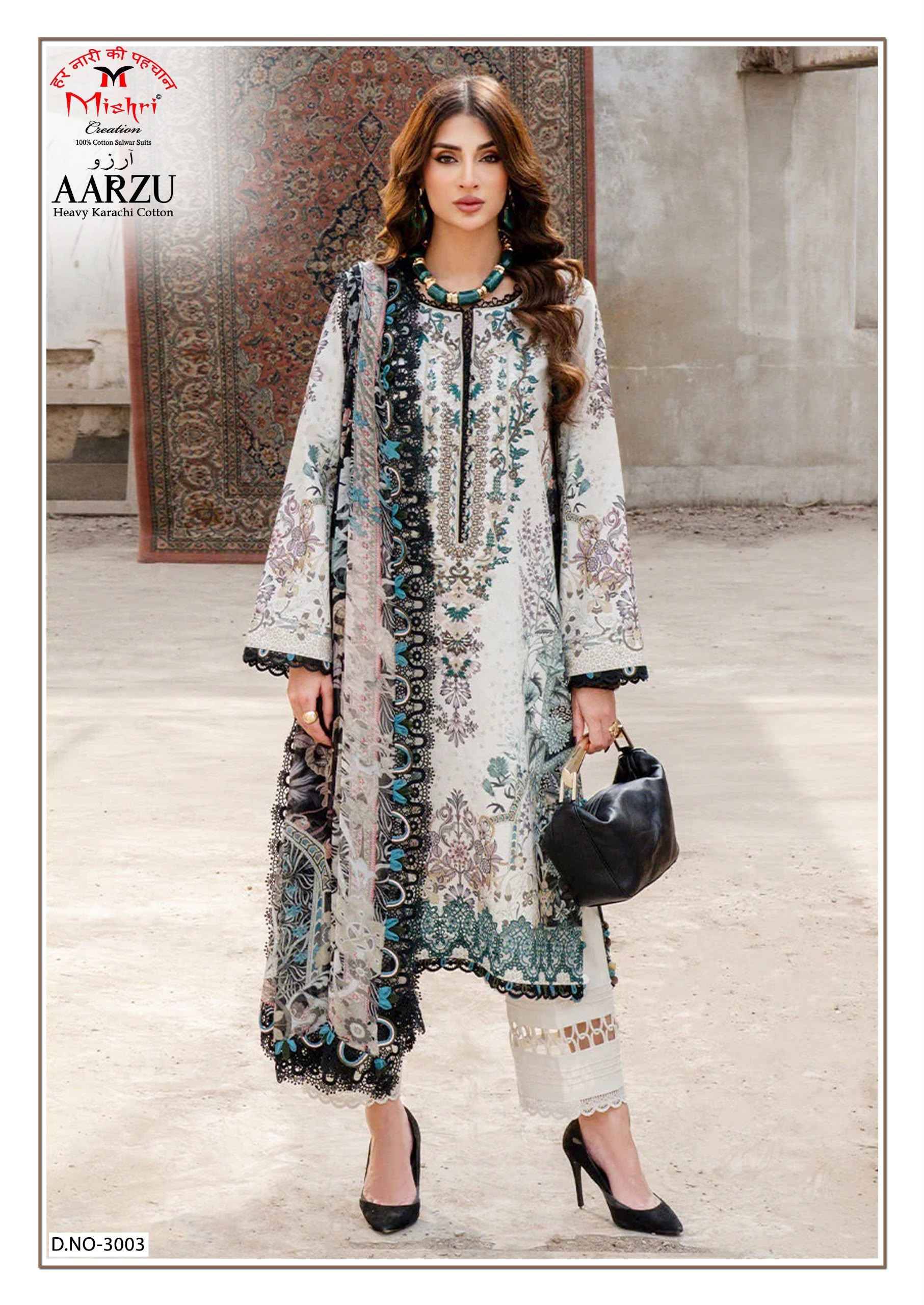 Mishri Creation Aarzu Vol 3 Cotton Dress Material 6 pcs Catalog | Surat Textile Market