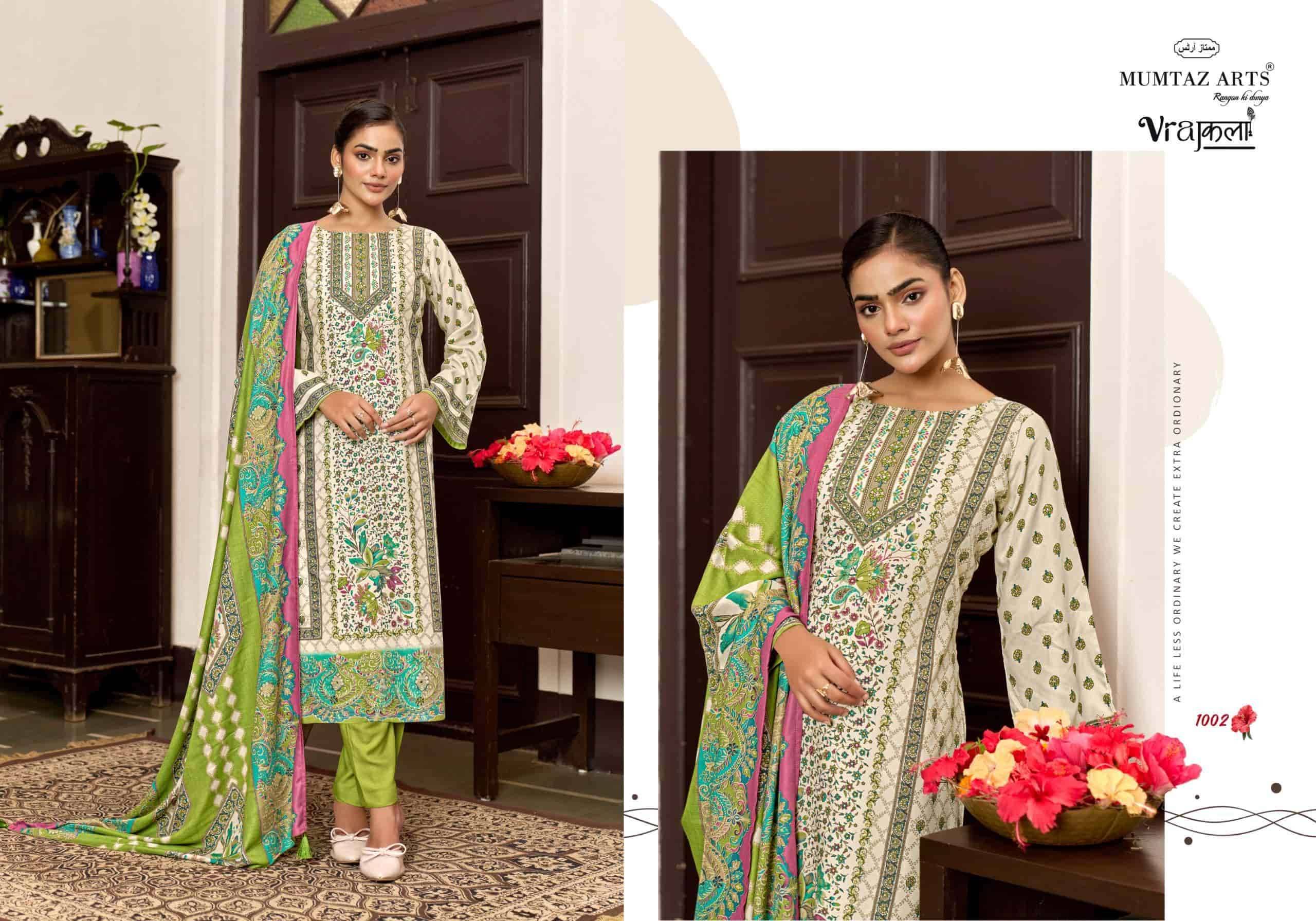 Mumtaz Arts Lavanya New Pashmina Designs Salwar Suit _ Surat Wholesale Market 4 Pcs Catalog 