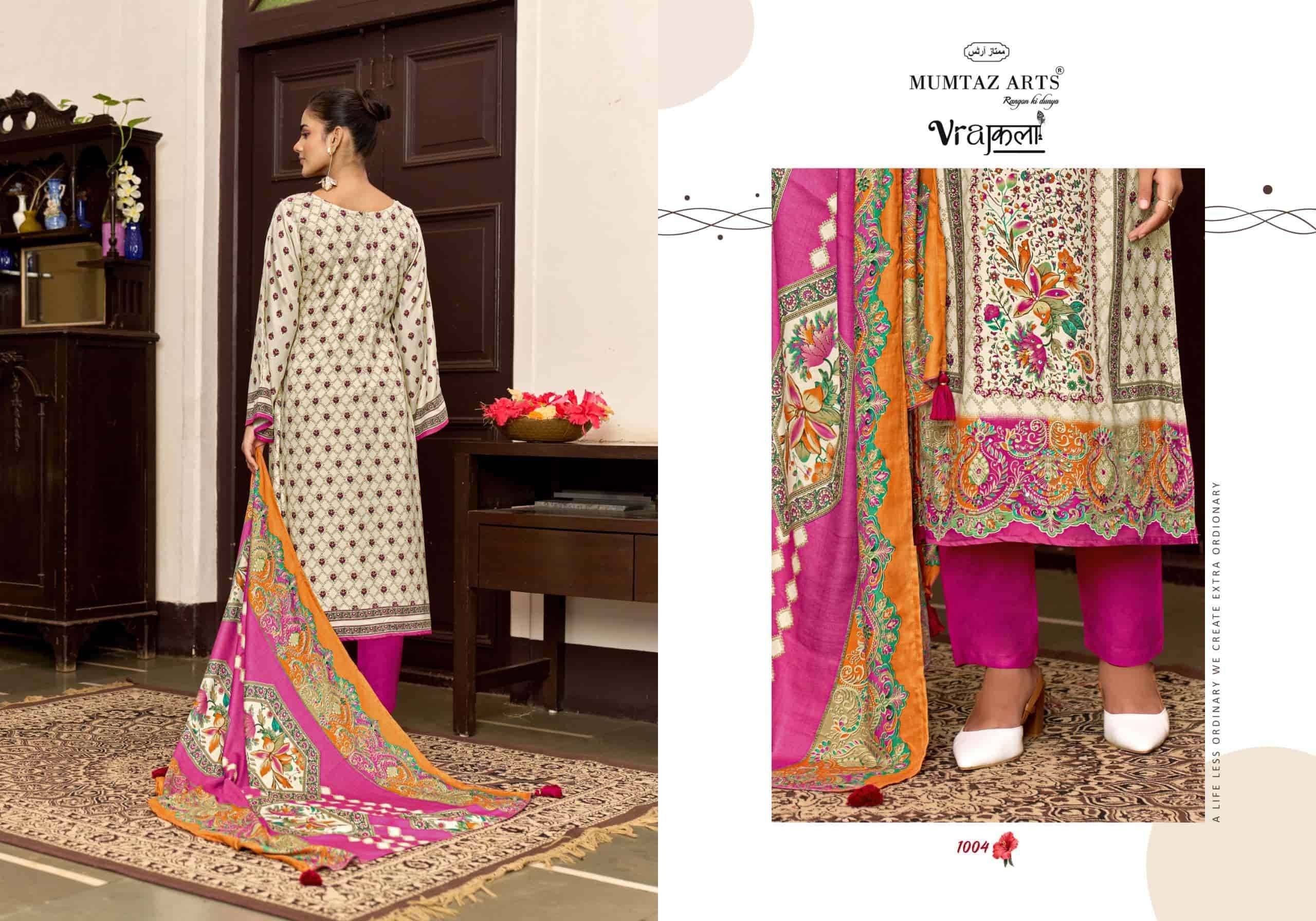 Mumtaz Arts Lavanya New Pashmina Designs Salwar Suit _ Surat Wholesale Market 4 Pcs Catalog 